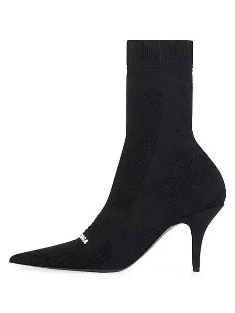 Balenciaga o1w1db10425 Knife 2.0 80mm Booties in Black Size US 7 / IT 37 - 4 Thumbnail