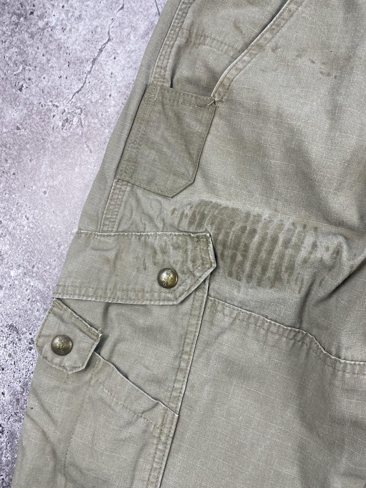 Carhartt × Vintage Vintage Carhartt Y2K Carpenter Pants Workwear Very Rare 00’s Size US 32 / EU 48 - 14 Thumbnail
