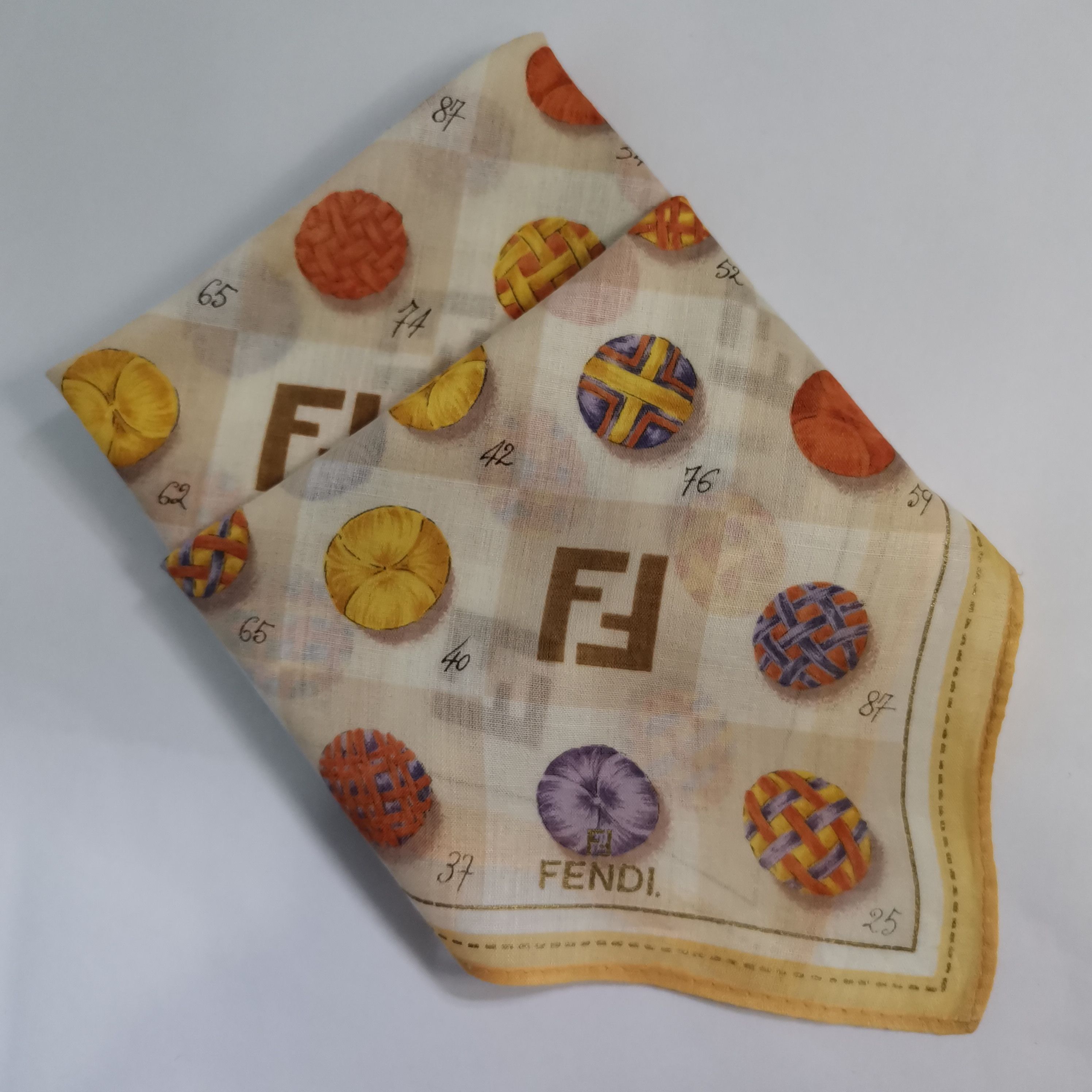 Fendi FENDI HANDKERCHIEF/ BANDANA/ SCARF Size ONE SIZE - 1 Thumbnail