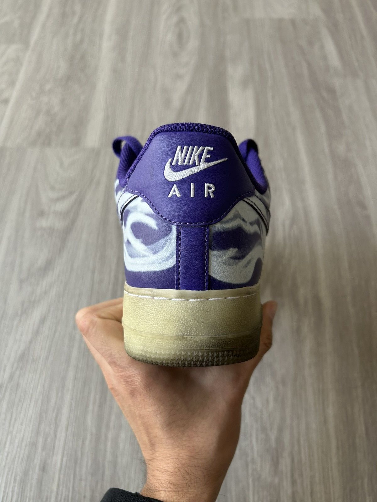 Nike Nike Air Force 1 Low 07’ Purple Skeleton Size 11 Size US 11 / EU 44 - 10 Thumbnail