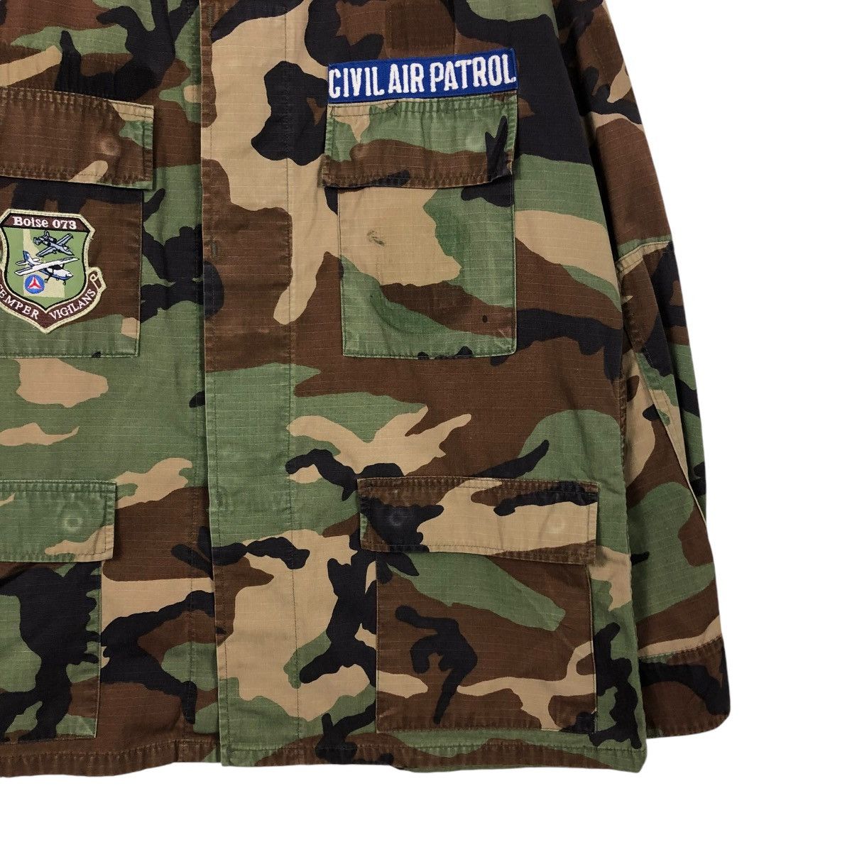 Vintage 🔥VINTAGE MILITARY CHORE JACKET CAMOUFLAGE CIVIL AIR PATROL Size US XL / EU 56 / 4 - 7 Thumbnail