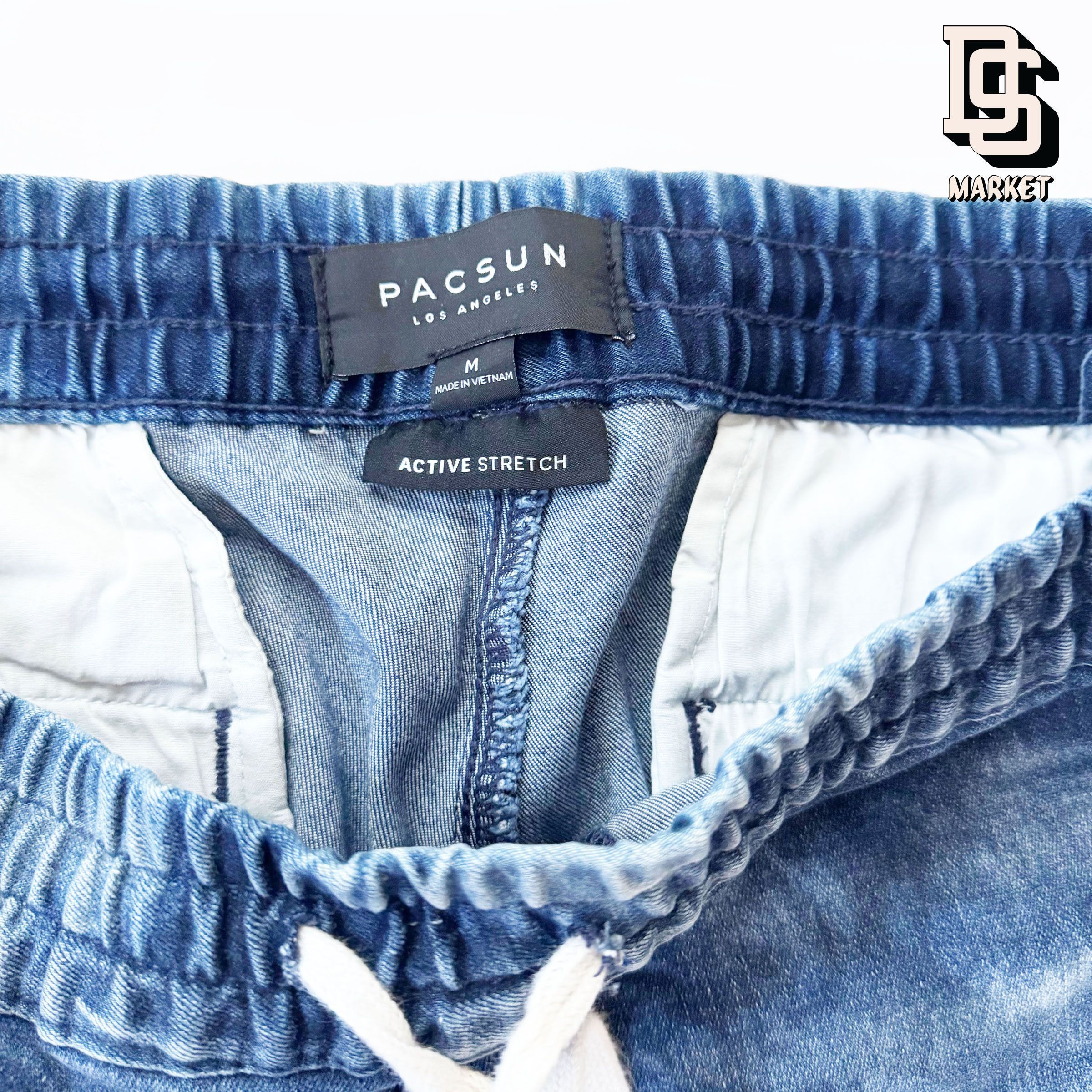 Pacsun PACSUN BIKER DENIM SHORT MEDIUM ACTIVE STRETCH SKINNY Size US 32 / EU 48 - 3 Thumbnail