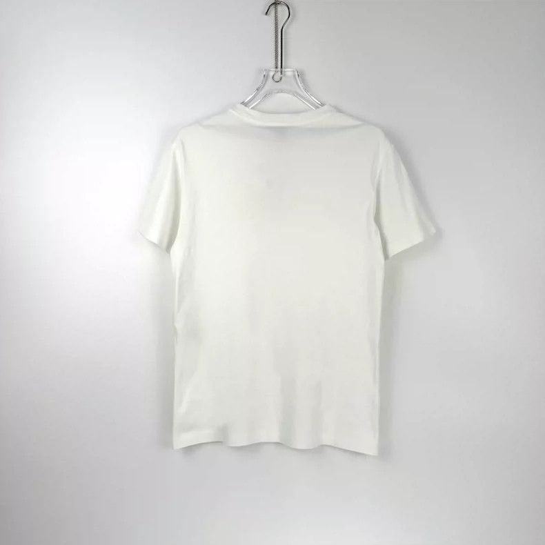 Louis Vuitton Louis Vuitton white solid chain logo short sleeves 2505-Ne Size US S / EU 44-46 / 1 - 4 Thumbnail