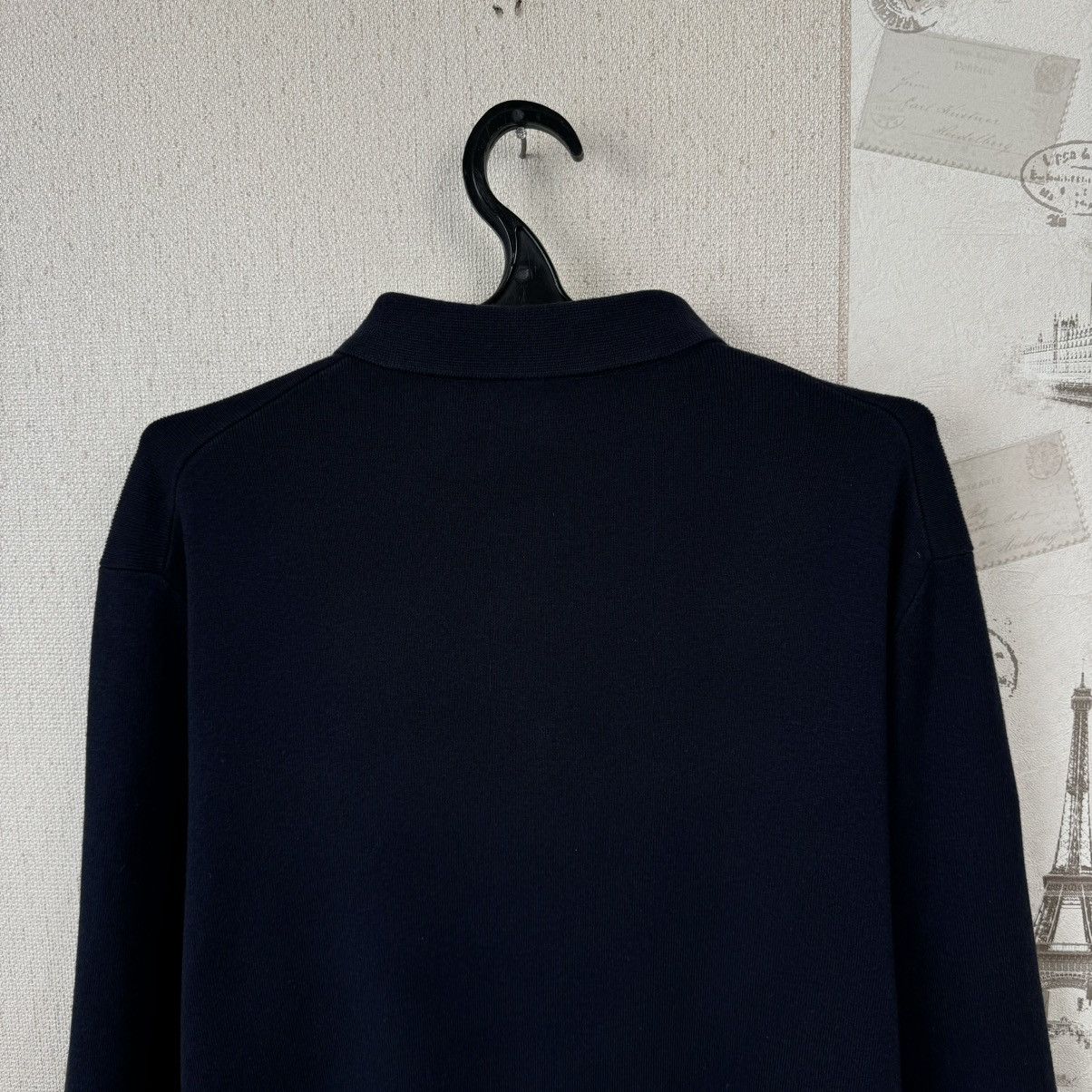 Lacoste × Polo Ralph Lauren Lacoste Polo Sweater Longsleeve Dark Blue Mens Regular XXL Size US XXL / EU 58 / 5 - 14 Thumbnail
