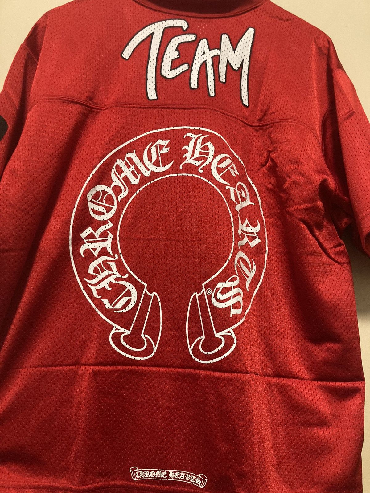 Chrome Hearts × Matty Boy Chrome hearts x matty boy stadium jersey size L red Size US L / EU 52-54 / 3 - 10 Thumbnail