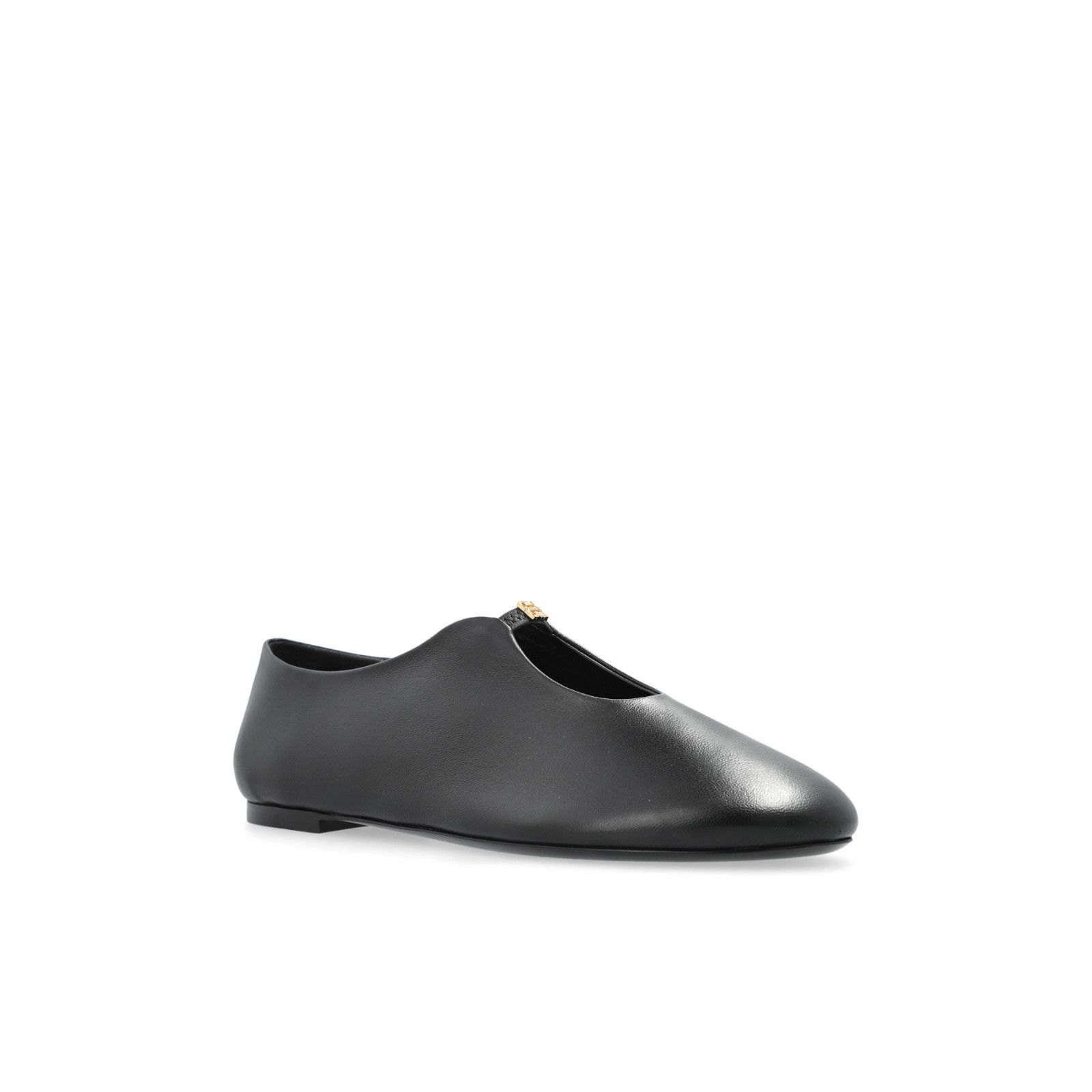 Givenchy GIVENCHY Black Leather Ballerina Loafers New & Authentic (Wo Size US 7.5 / IT 37.5 - 2 Thumbnail