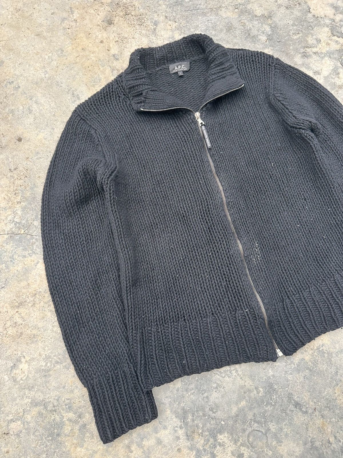 A.P.C. A.P.C knitted zipper Size US S / EU 44-46 / 1 - 2 Thumbnail