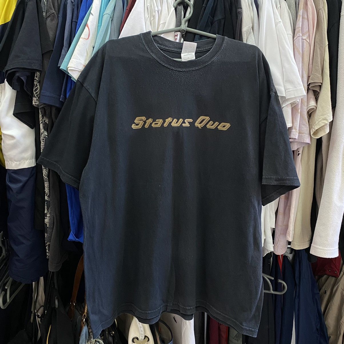 Band Tees Vintage Status Quo Big Logo rock band 90’s tee Size US XL / EU 56 / 4 - 1 Thumbnail