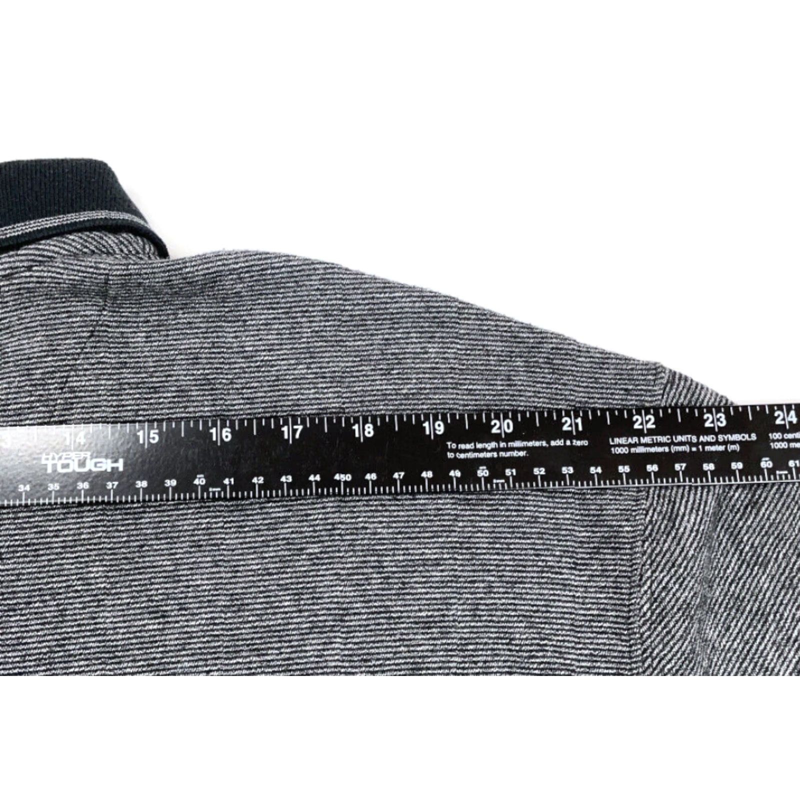 Vintage VTG 90s Gray Striped Argyle Long Sleeve Polo Shirt Adult XL Dad Style Collared Size US XL / EU 56 / 4 - 6 Thumbnail