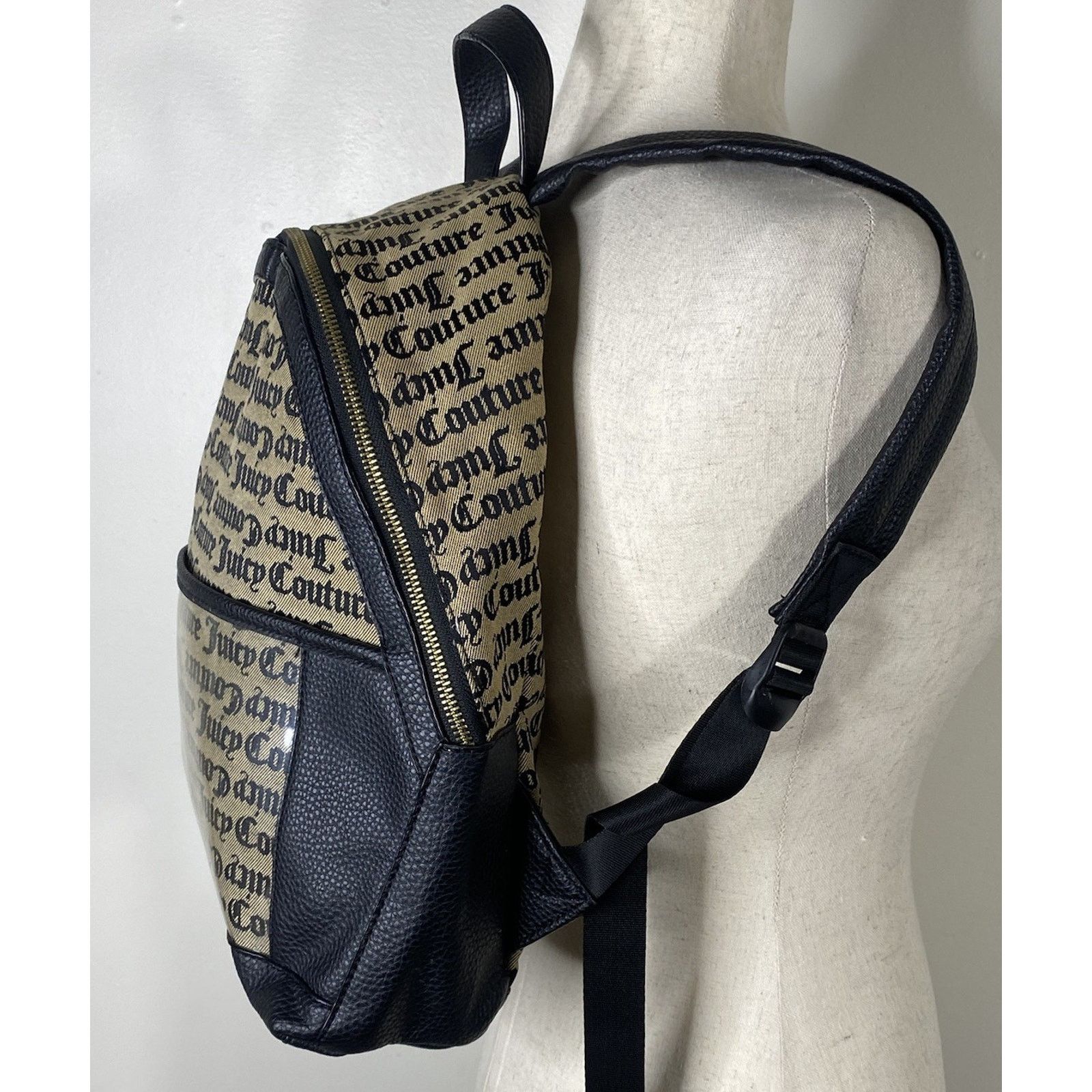 Juicy Couture Juicy Couture Women's Full Size Backpack Purse Brown EUC Size ONE SIZE - 2 Thumbnail