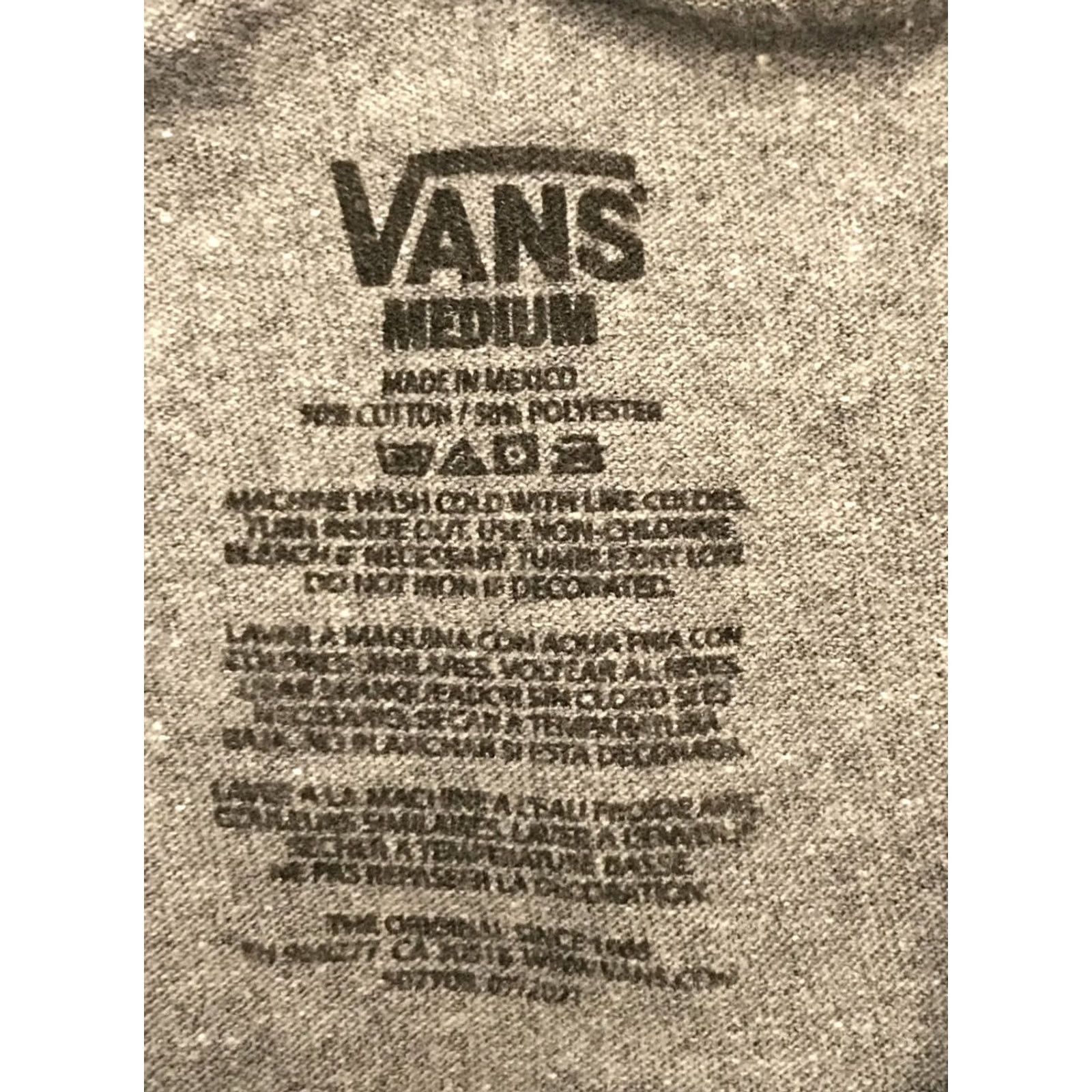Vans VANS Shirt Men Medium Gray Graphic S/S 1504 T-Shirt Crew Neck Short Sleeve Logo Brand Mens Regular Size US M / EU 48-50 / 2 - 3 Thumbnail