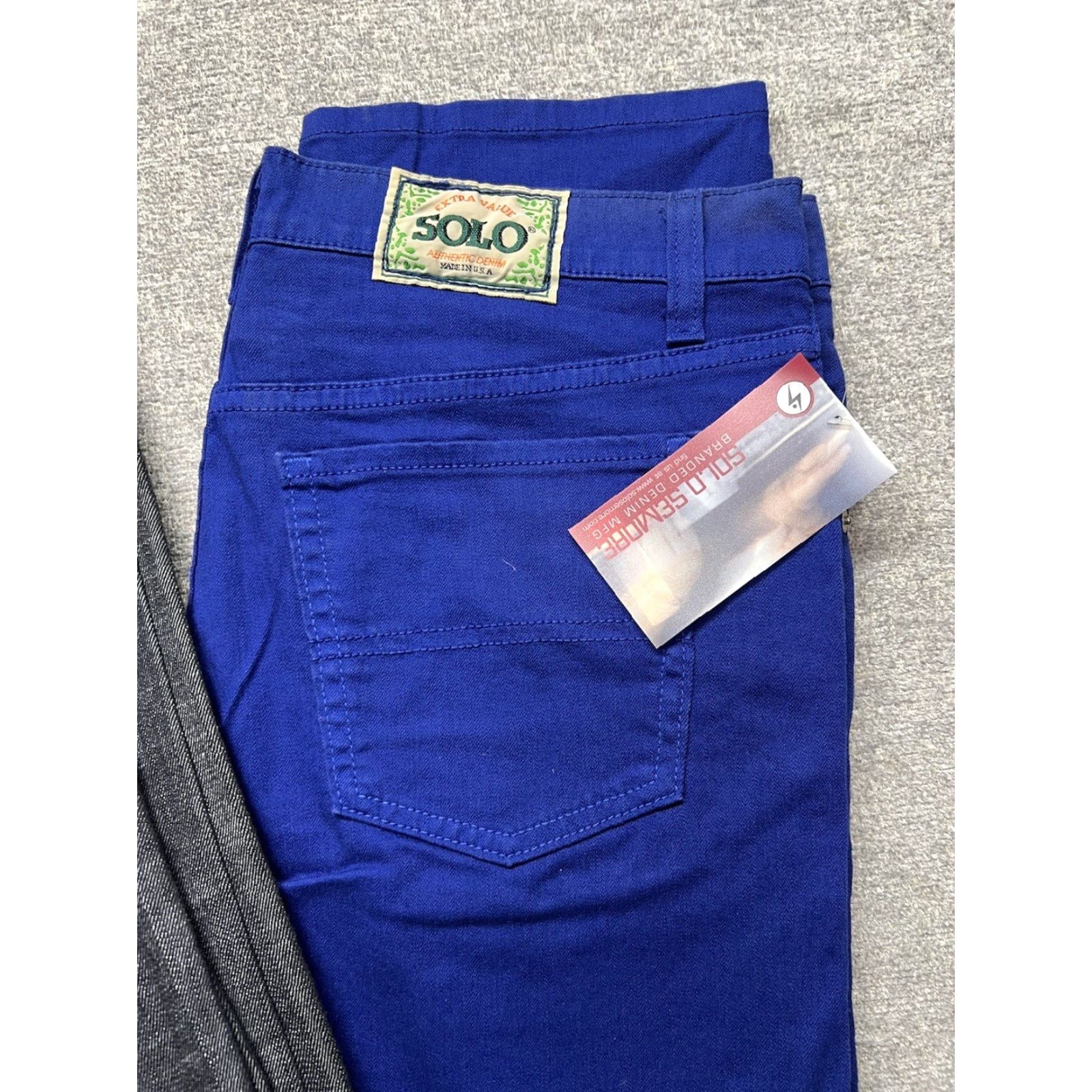 Vintage VINTAGE Solo Semore Jeans Men 34x30 Lot Of 2 Y2K 90s Hip Hop USA Denim Gray 34x30 Jeans Mens Regular Fit Relaxed Distressed No N/A Size US 34 / EU 50 - 2 Thumbnail