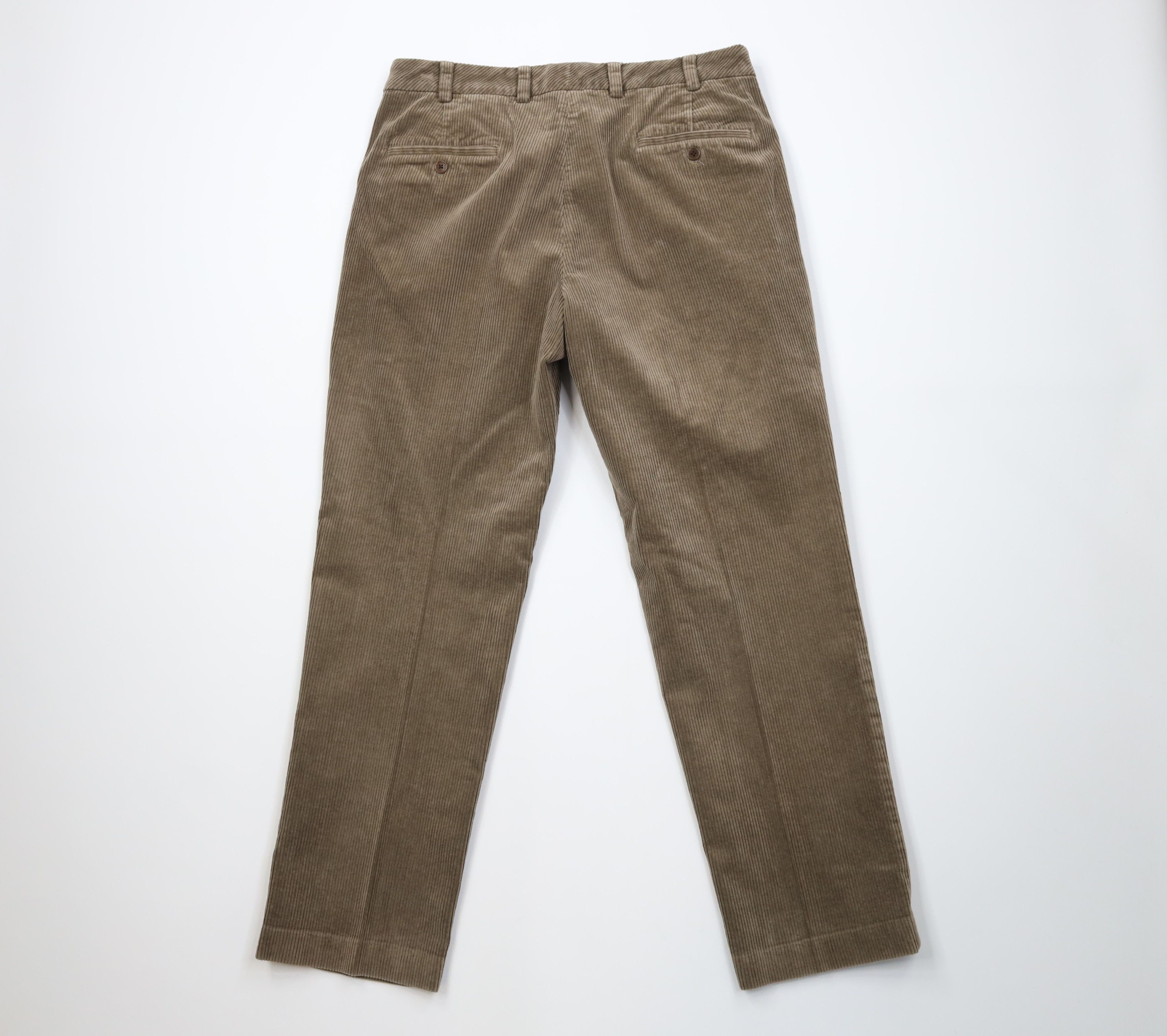 Brooks Brothers Vintage Brooks Brothers Clark Corduroy Chino Pants Beige Size US 34 / EU 50 - 9 Thumbnail