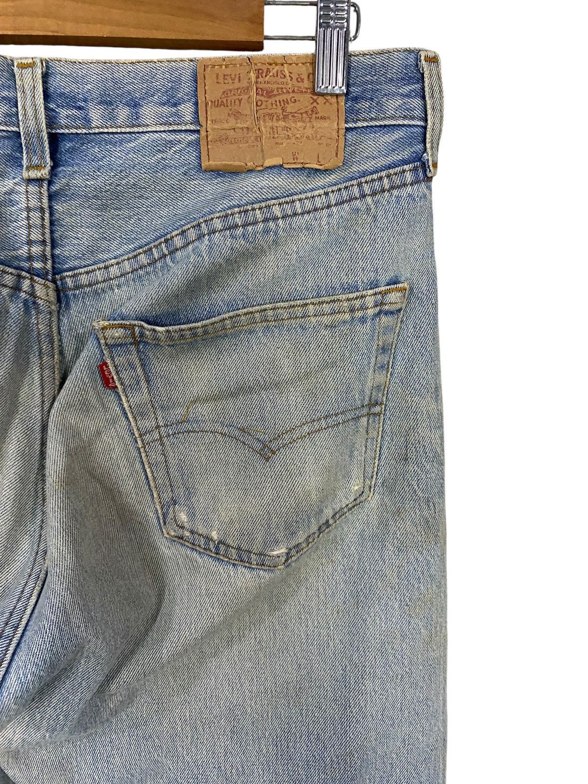 Levi's Vintage levis 80s 501 denim distressed Size US 33 - 5 Thumbnail