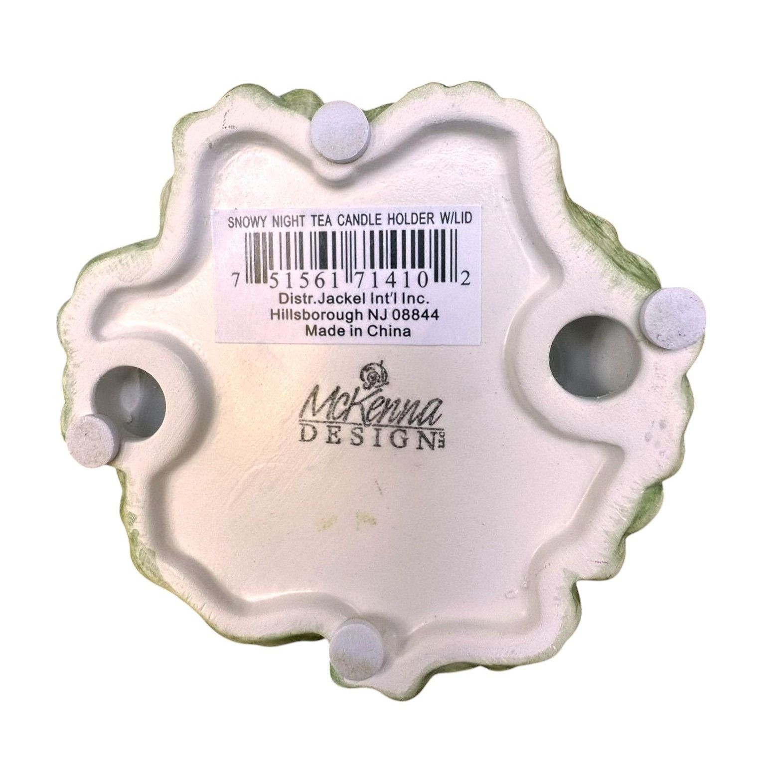 Designer × Vintage New McKenna Design Snowy Night Tea Light Holder Christmas Ca Size ONE SIZE - 12 Thumbnail