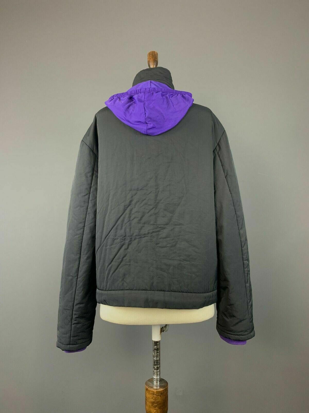 Versace Jeans Couture Versace Jeans Couture Black Hooded Nylon Jacket Size XL Size XL / US 12-14 / IT 48-50 - 7 Thumbnail