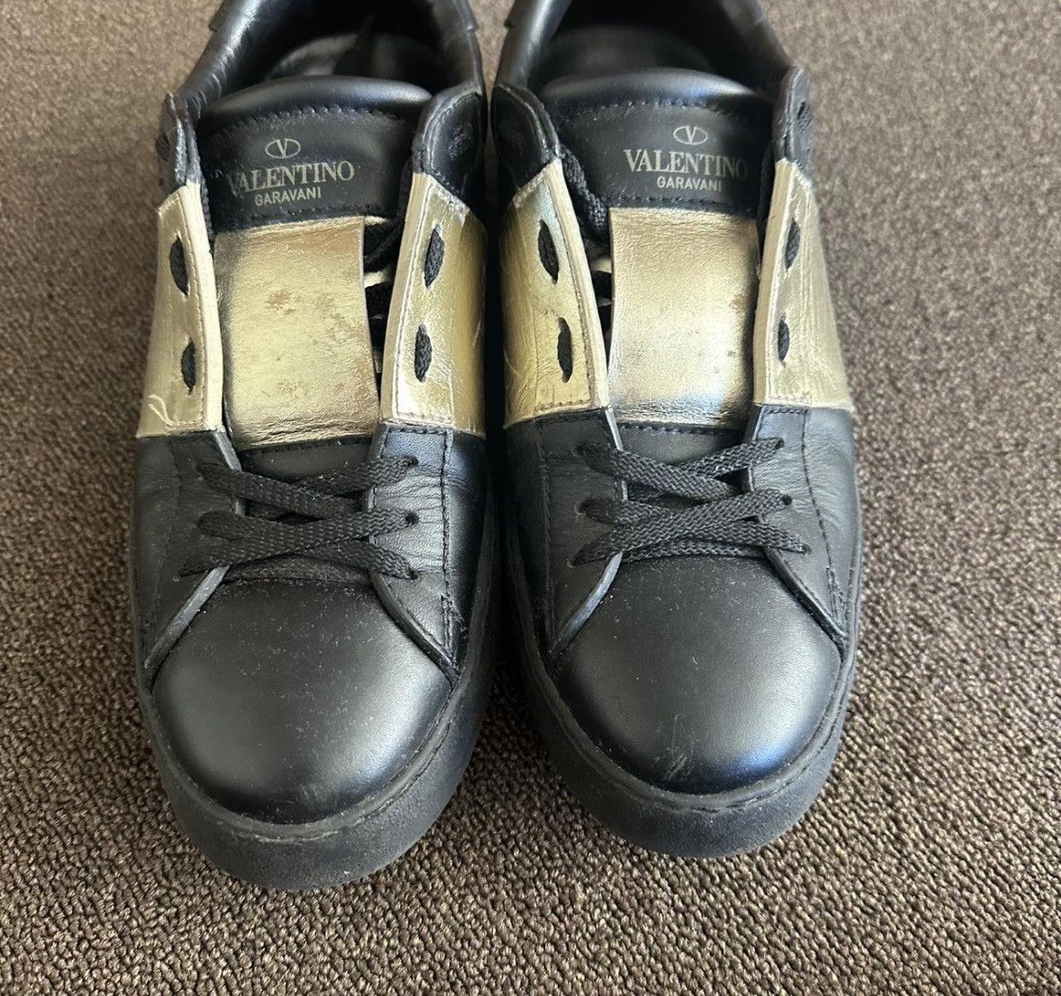 Valentino Valentino open sneaker in calfskin leather Size US 9 / IT 39 - 1 Thumbnail