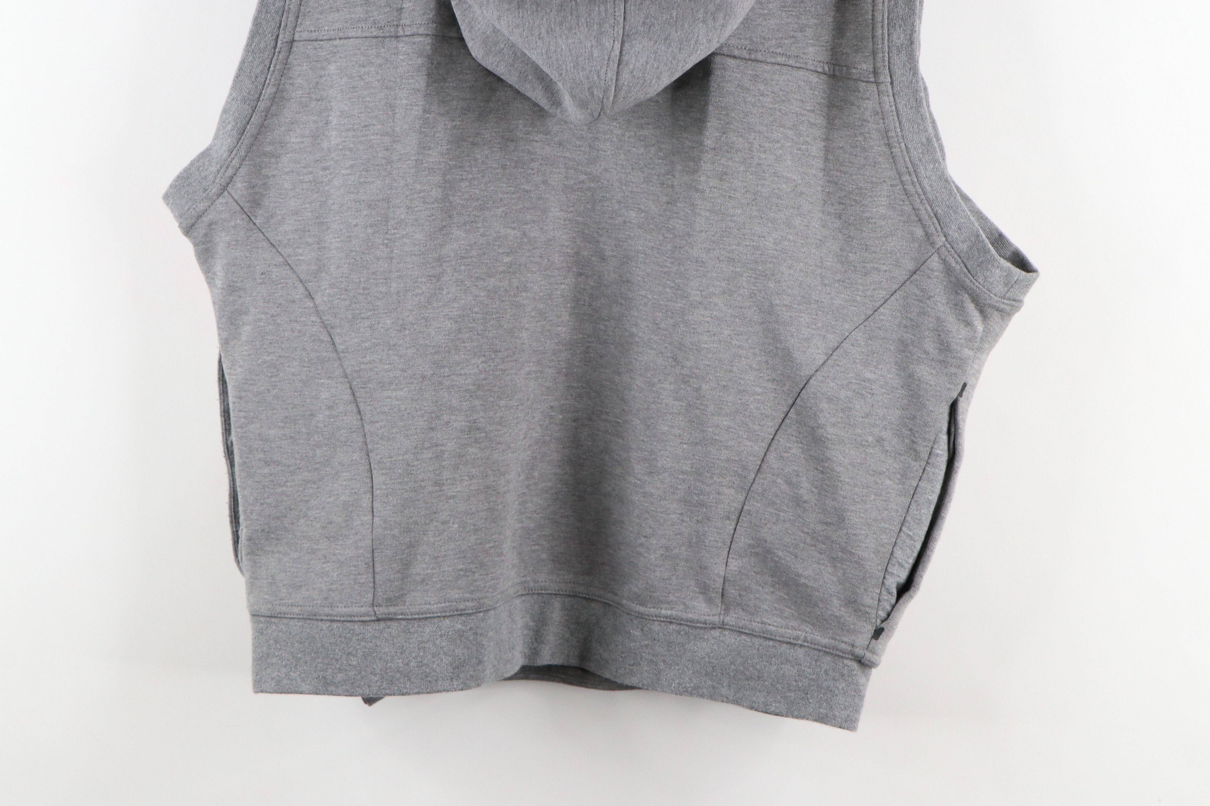 Nike Nike Spell Out Tech Fleece Full Zip Cape Vest Hoodie Gray Size L / US 10 / IT 46 - 10 Thumbnail