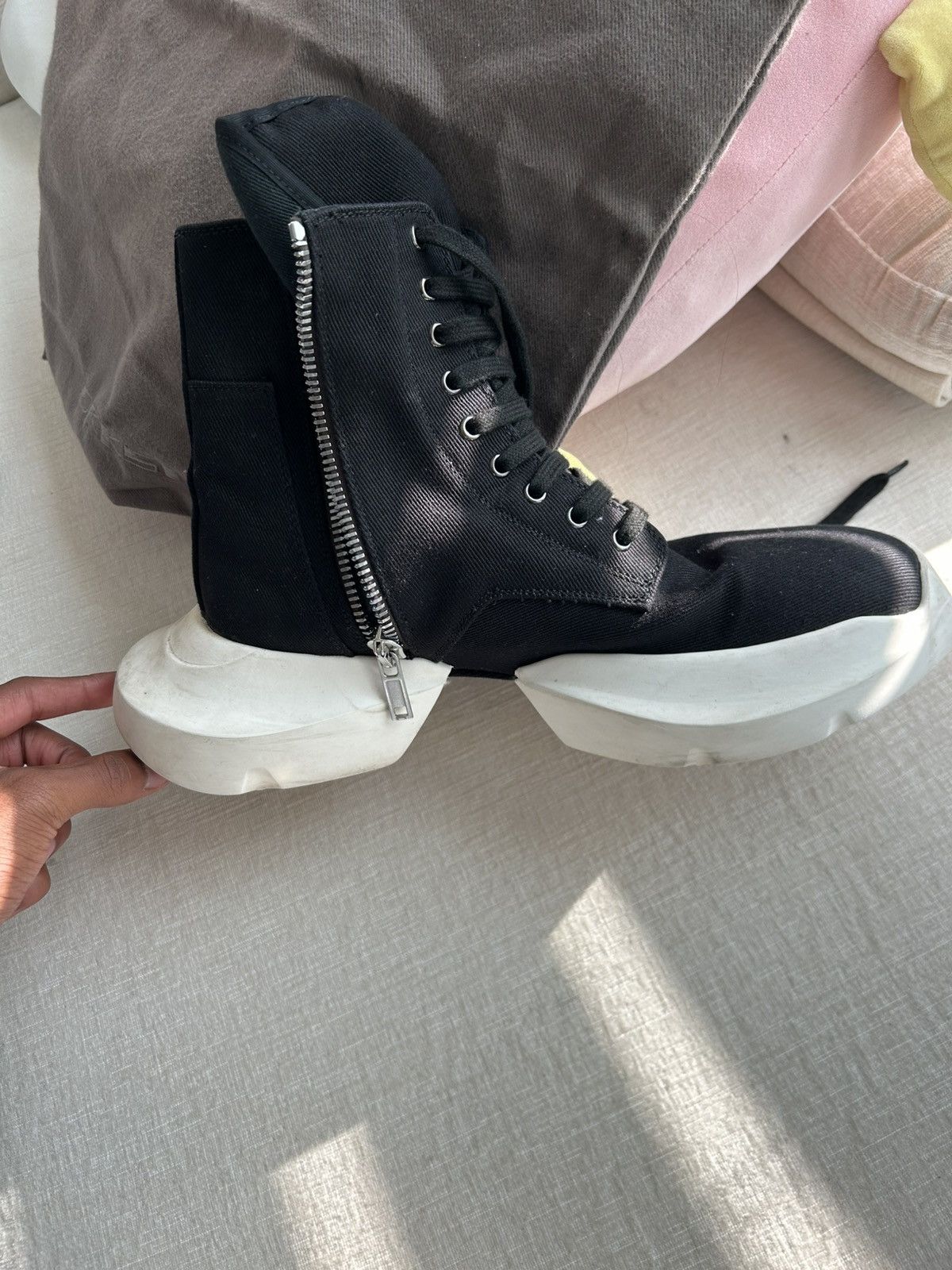 Rick Owens Drkshdw Rick Owens Drksdw Stivali Army Sneaker Boot Size US 11 / EU 44 - 5 Thumbnail
