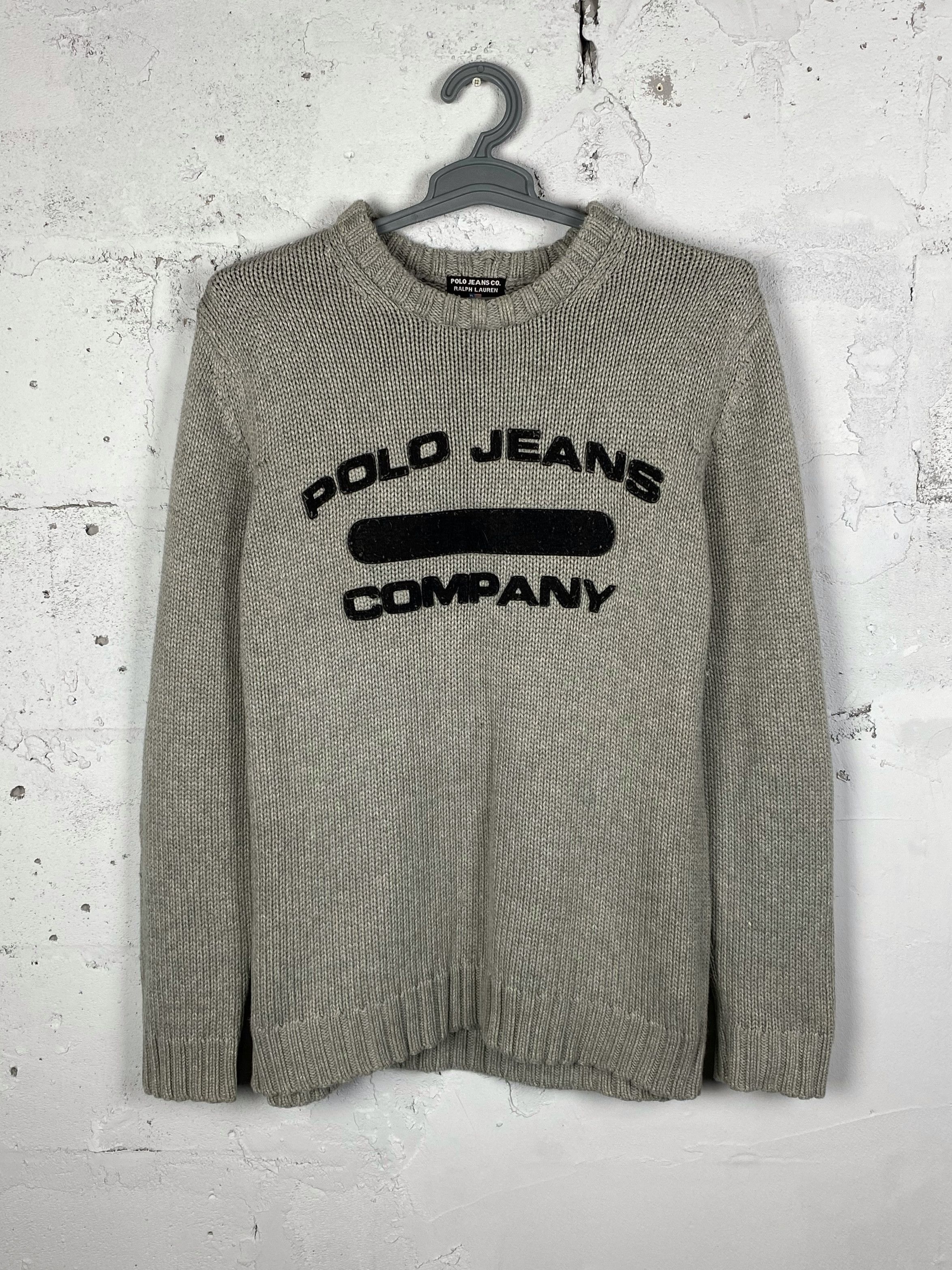 Polo Ralph Lauren × RRL Ralph Lauren × Vintage Vintage Polo Jeans Ralph Lauren Knitted Sweater Size US M / EU 48-50 / 2 - 1 Thumbnail