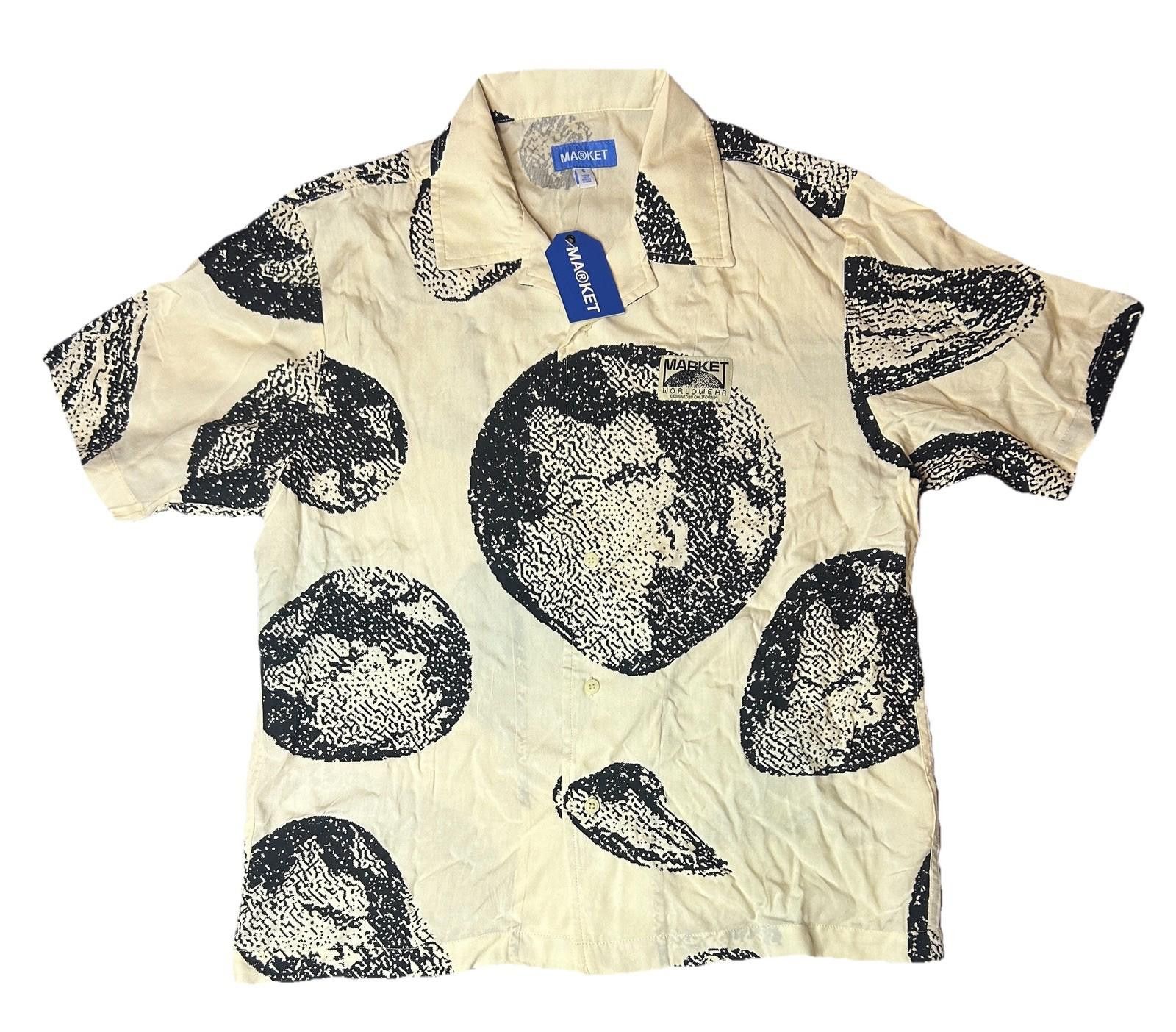 Other Market Studios Bitmap Button Up Mens Small Chinatown NWT Size US S / EU 44-46 / 1 - 1 Thumbnail