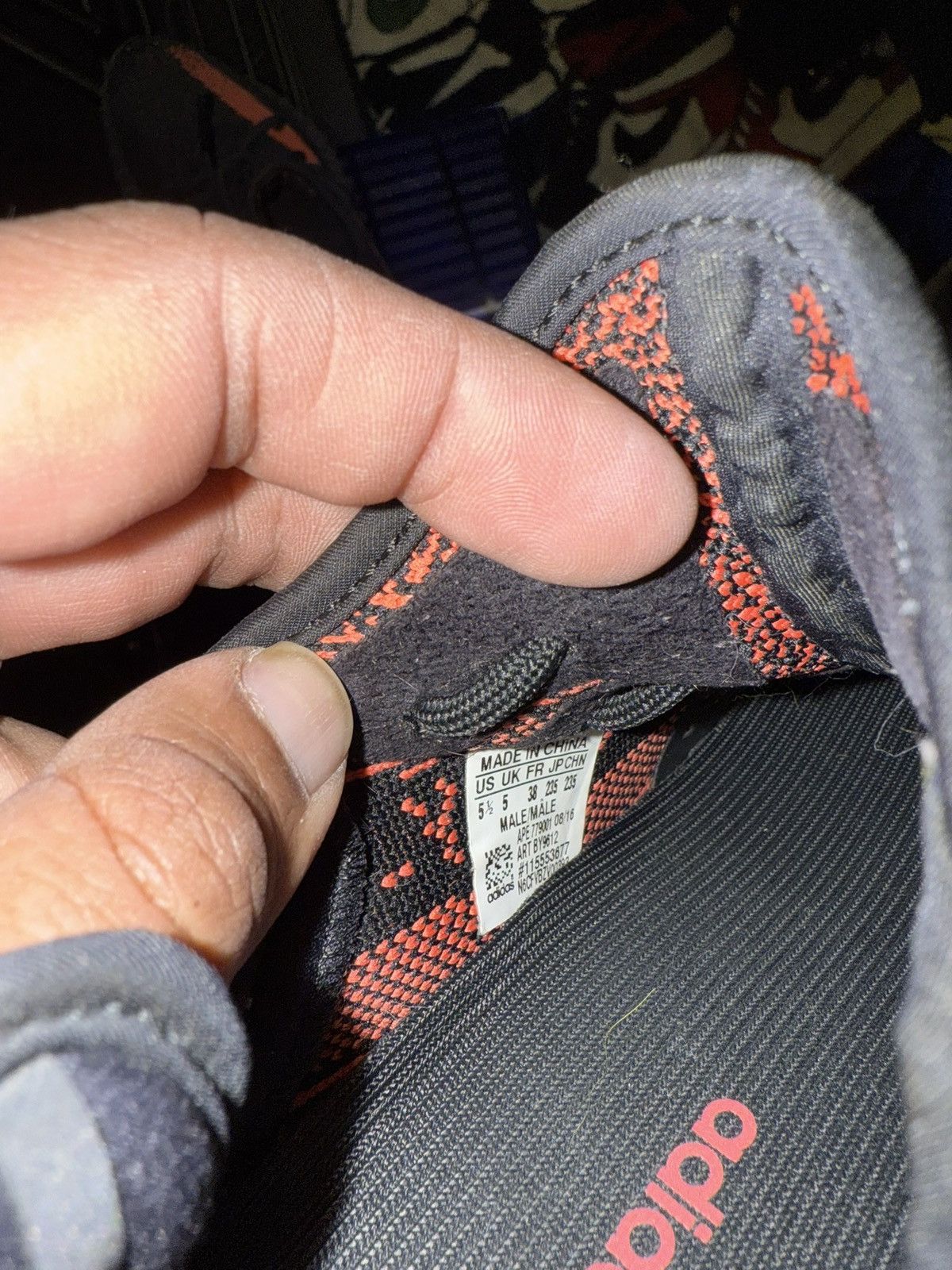 Adidas × Yeezy Adidas Yeezy 350 V2 Core Black Red Size 5.5 Size US 5.5 / EU 38 - 5 Thumbnail