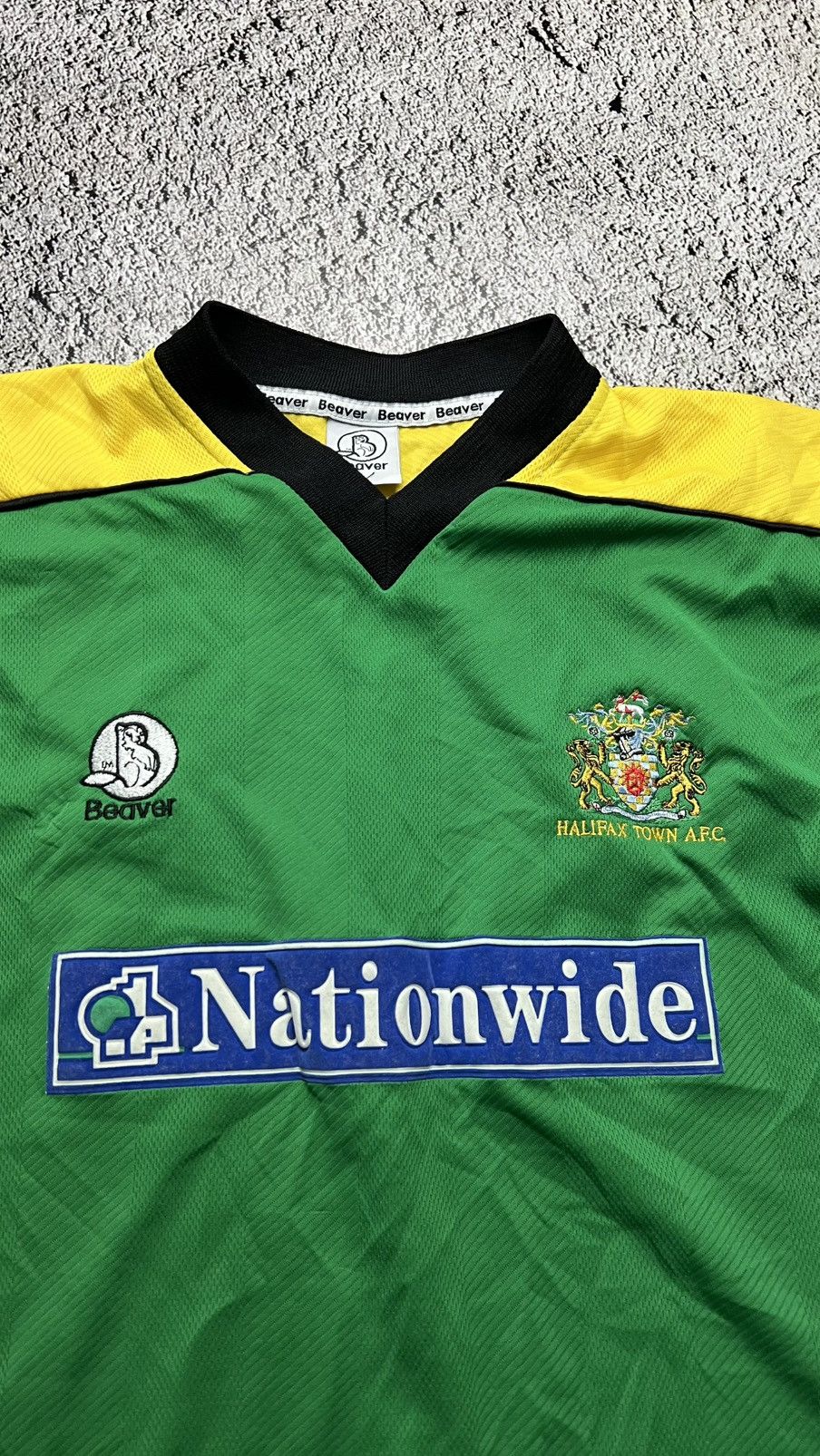 Vintage VTG 90’s Halifax town rare beaver jersey Size US L / EU 52-54 / 3 - 3 Thumbnail