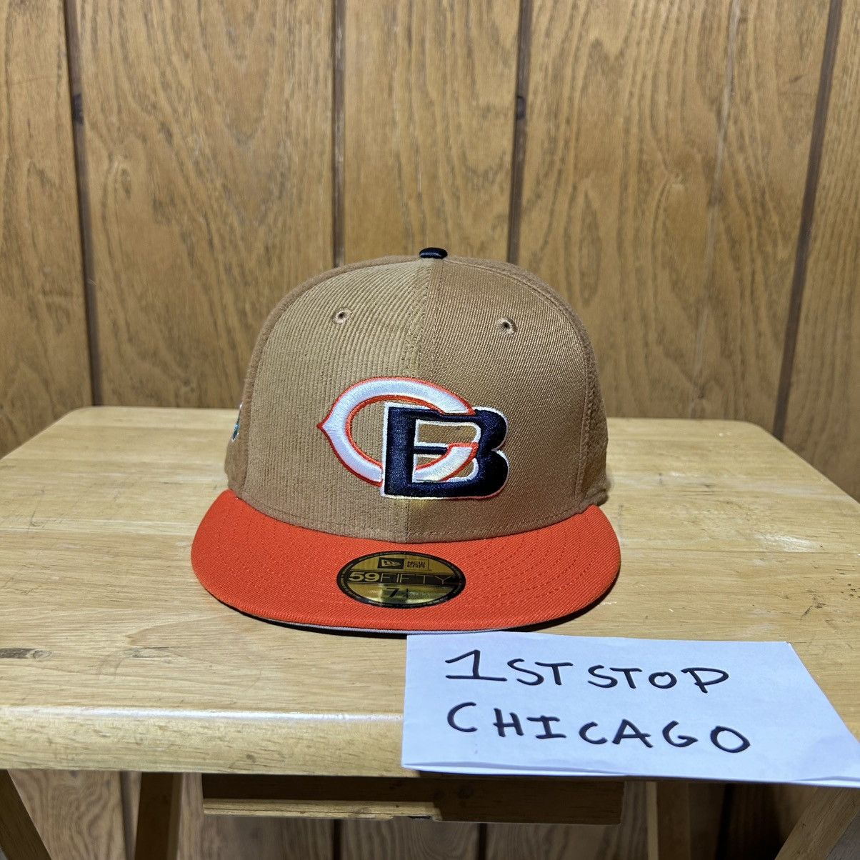 NFL × New Era Ty Mathis Chicago Bears New Era Fitted 7 1/4 NFL NEW Size ONE SIZE - 1 Thumbnail