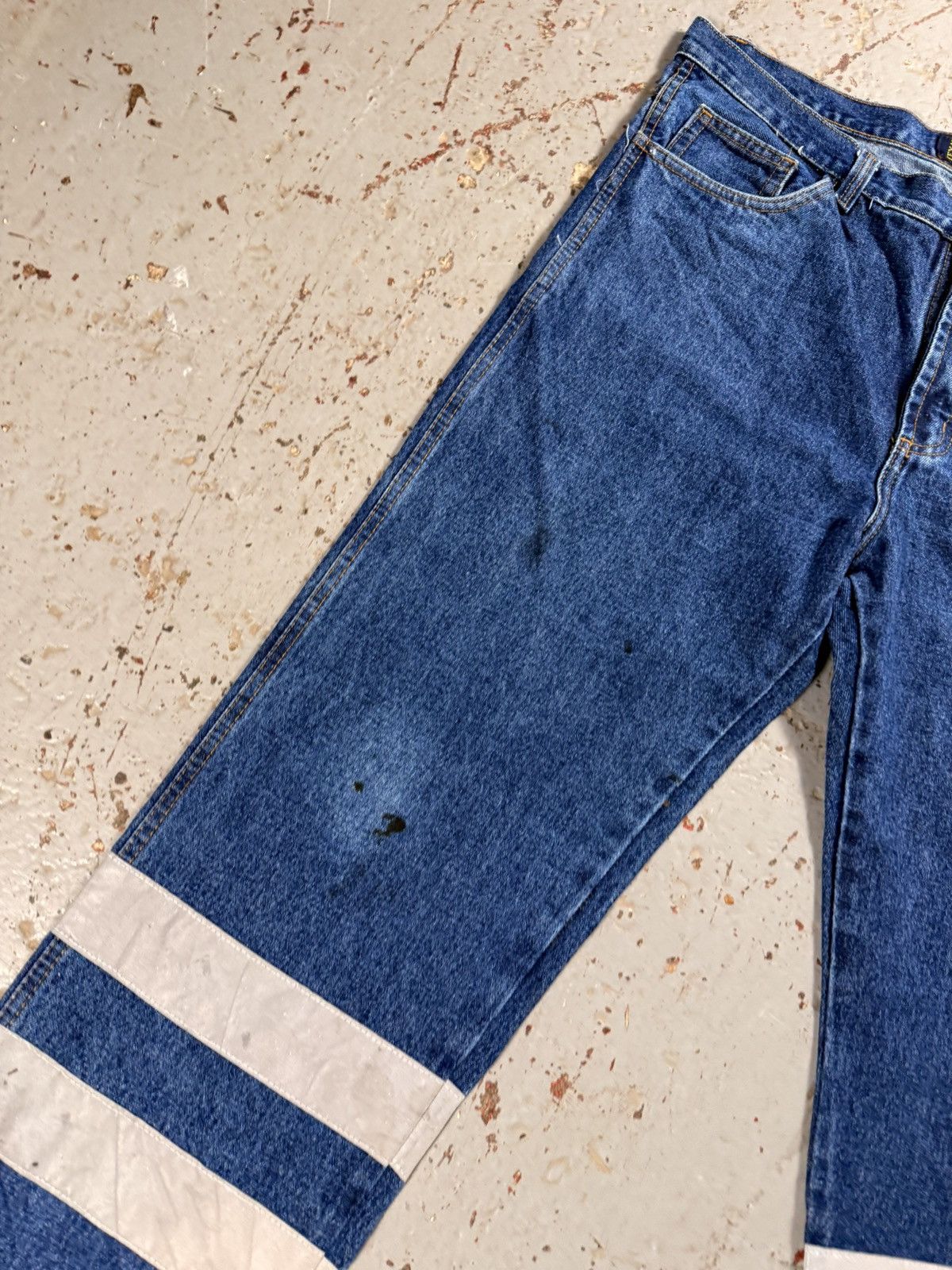 Wrangler Crazy Hi Vis Wrangler Cowboy Denim Jeans Size US 36 / EU 52 - 3 Thumbnail