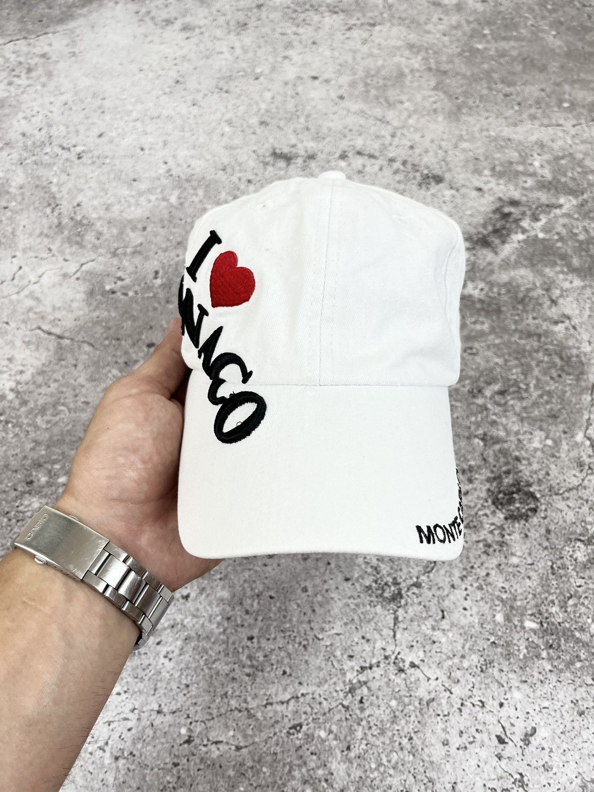 Vintage I Love Monaco❤️ Vintage Y2K White Cap Size ONE SIZE - 4 Thumbnail