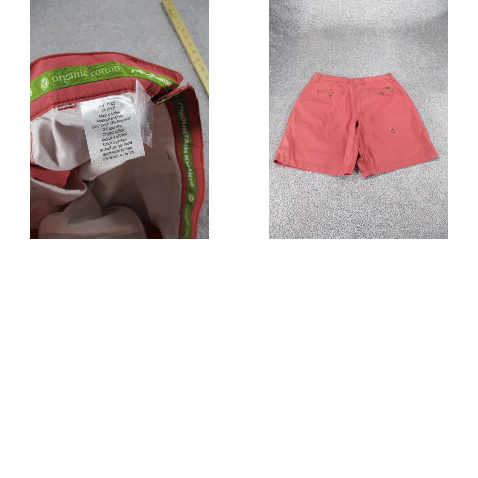 Mountain Khakis MOUNTAIN KHAKIS Shorts Mens 30 Light Red Cotton Blend Chino Relaxed Fit 8" Utility Casual Mens Size US 30 / EU 46 - 8 Thumbnail