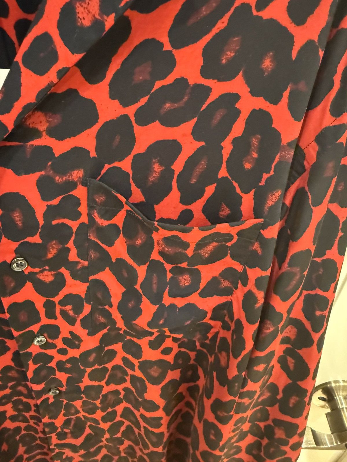 Alexander McQueen Leopard print camp shirt size 15++ Size US M / EU 48-50 / 2 - 7 Thumbnail