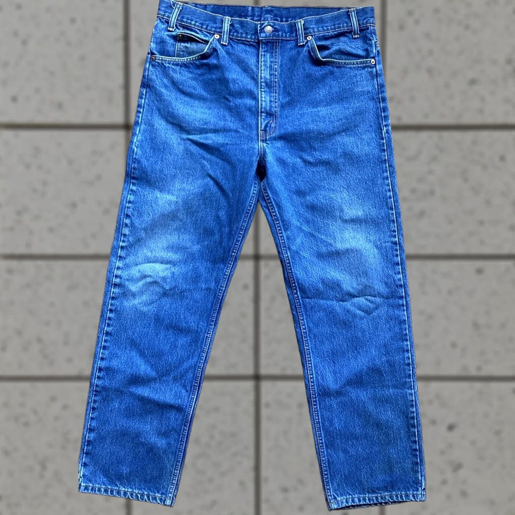 Levi's VINTAGE Levi's 90s 505 Jeans Mens Blue Denim Size 38x30 (fits 36x29) Orange Tab Size US 38 / EU 54 - 1 Thumbnail