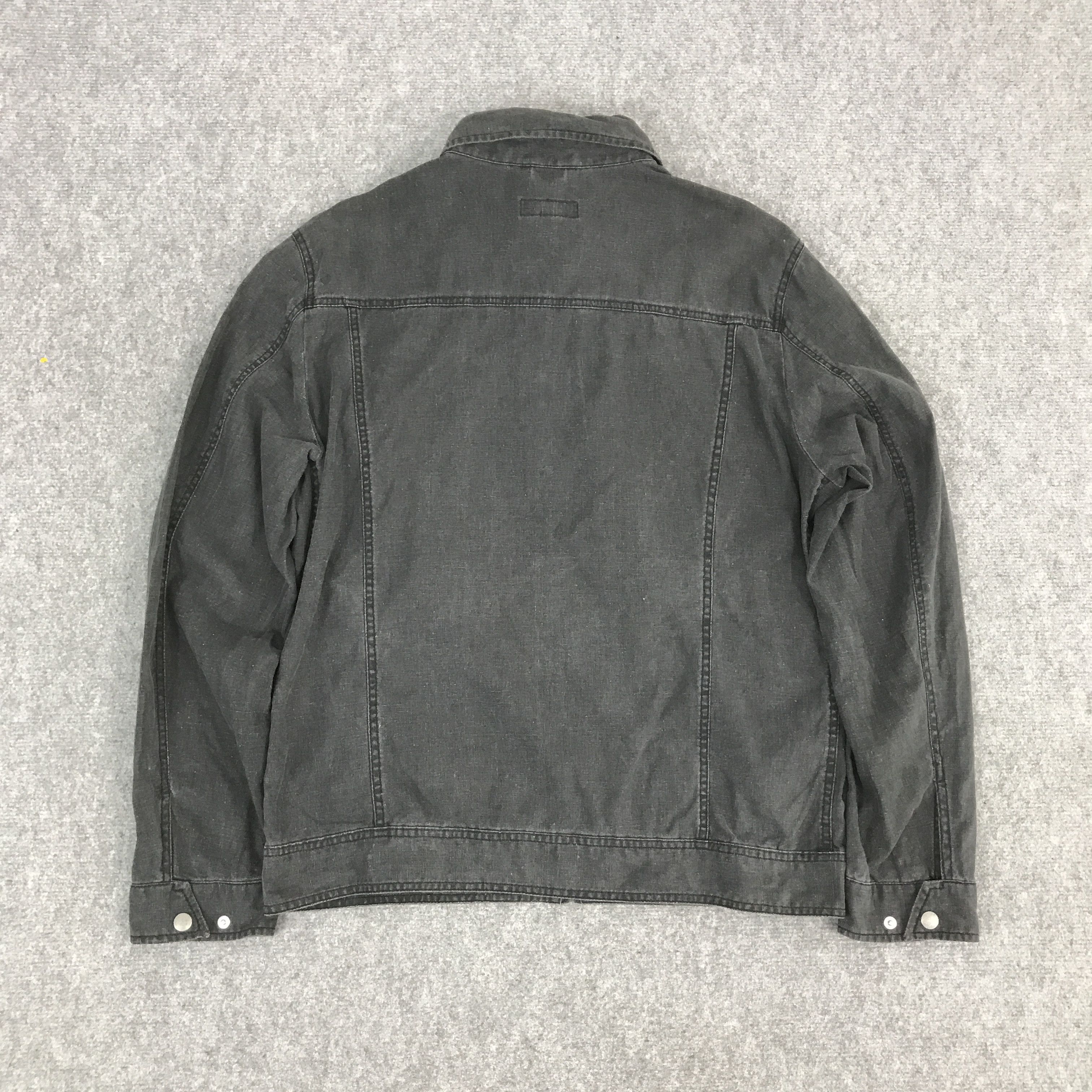 Japanese Brand JAPAN PUNK JACKET BLACK FADED FINWAY ZIPPER JACKET Size US L / EU 52-54 / 3 - 2 Thumbnail