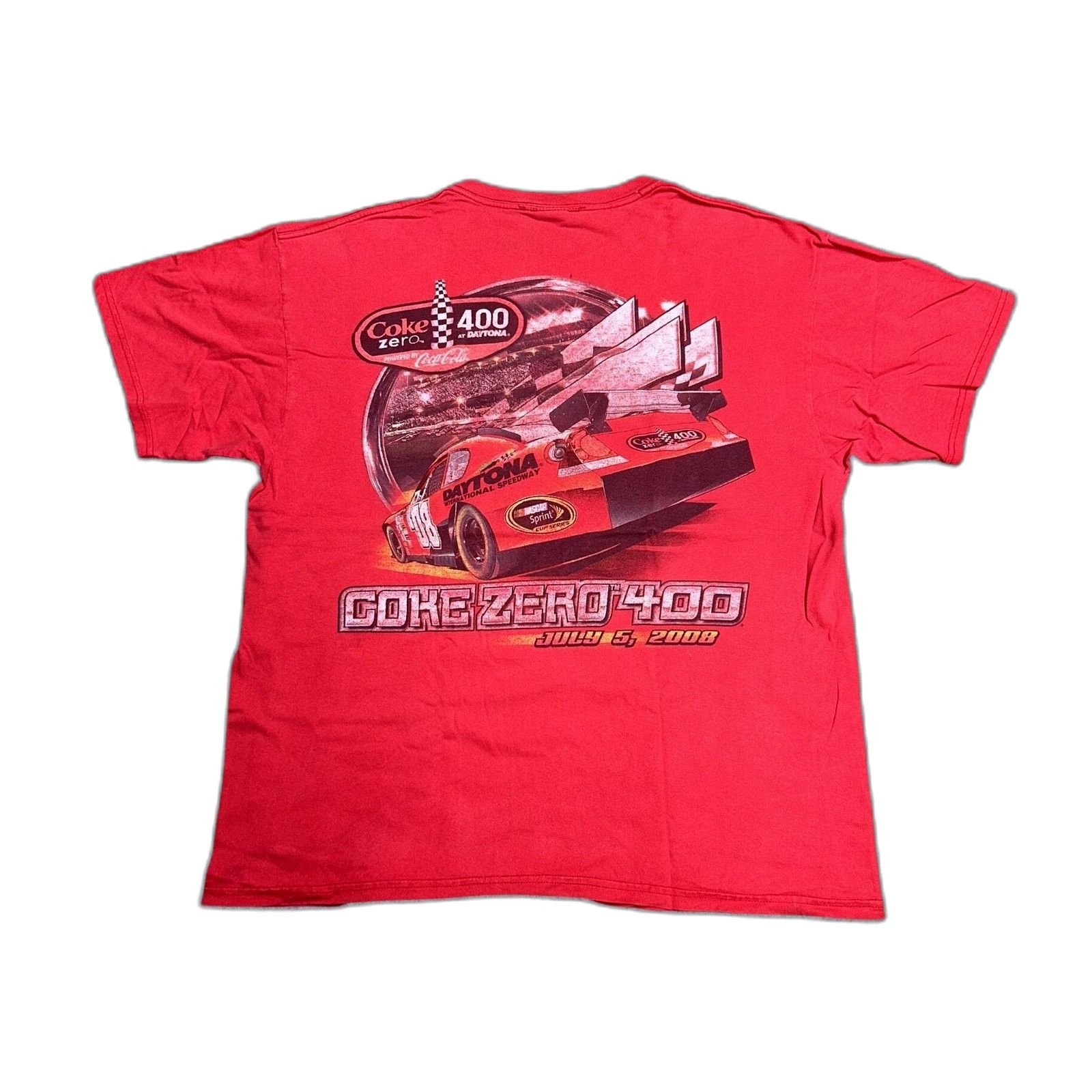 Chase Authentics Vitngae Faded NASCAR Daytona Red Shirt Chase Authentics XL S Size US XL / EU 56 / 4 - 4 Thumbnail