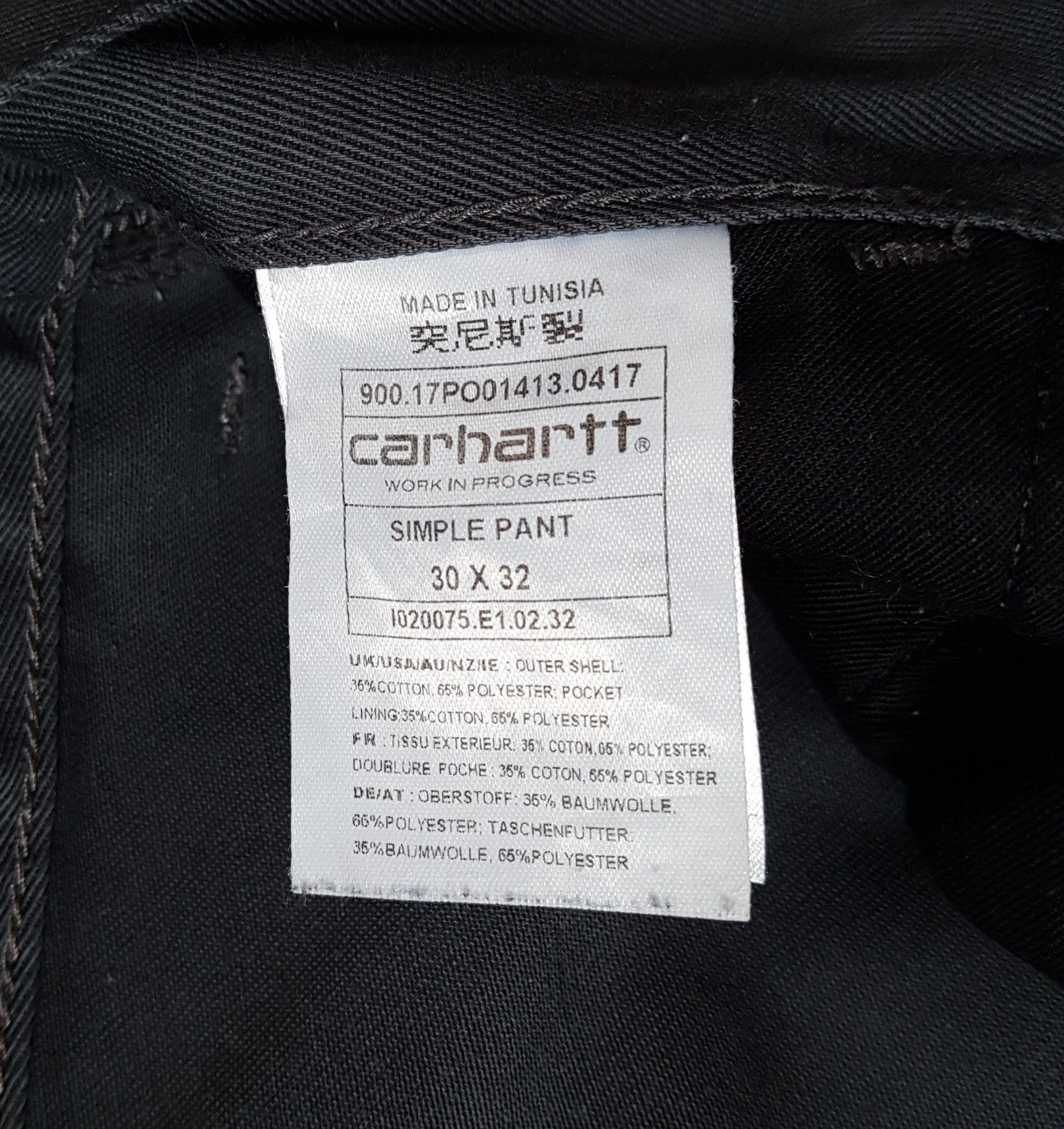 Carhartt Carhartt WIP Simple Pant Relaxed Vintage Fit sz W30 L32 Size US 30 / EU 46 - 8 Thumbnail