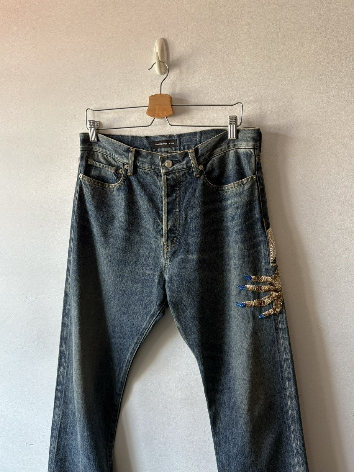 Undercover Undercover 2023 AW "Komische" Hand Denim Pants Size US 32 / EU 48 - 1 Thumbnail