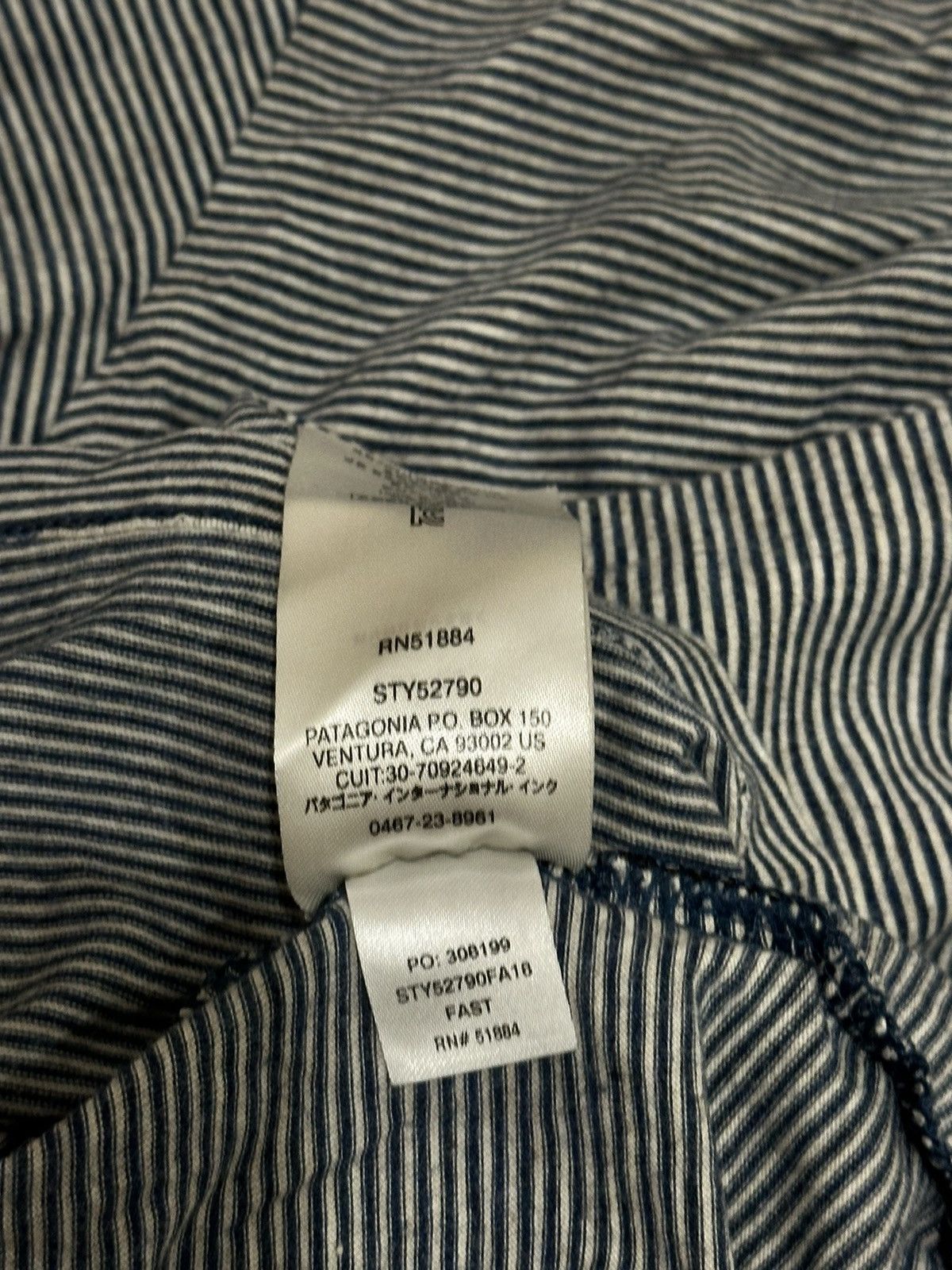 Patagonia Patagonia Pocket T Shirt Striped Navy Outdoor Size US M / EU 48-50 / 2 - 6 Thumbnail
