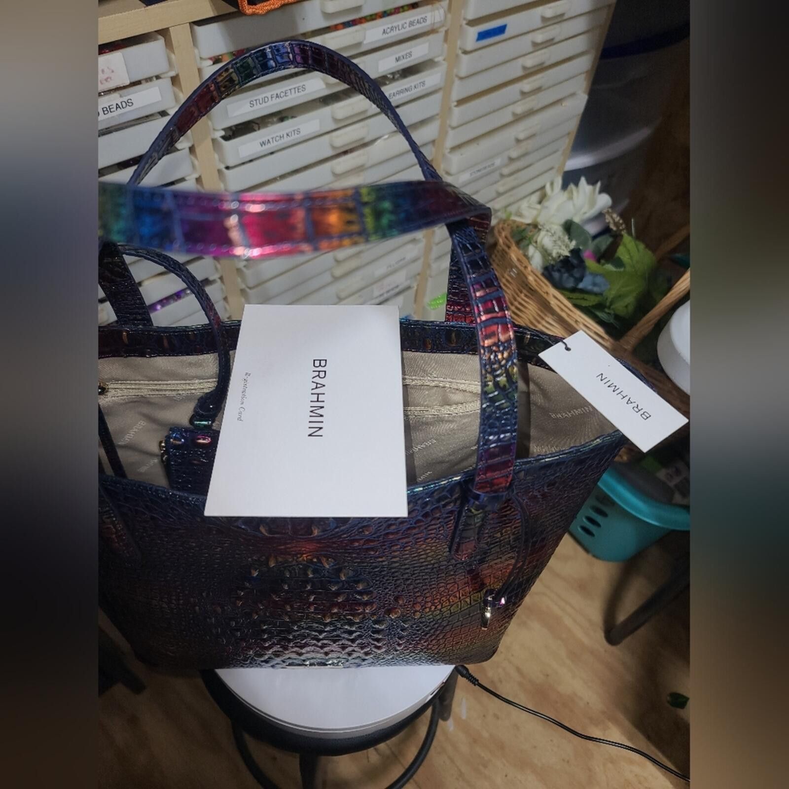BRAHMIN Brahmin Brooke TECHNICOLOR Melbourne Purse with pouch Size ONE SIZE - 5 Thumbnail