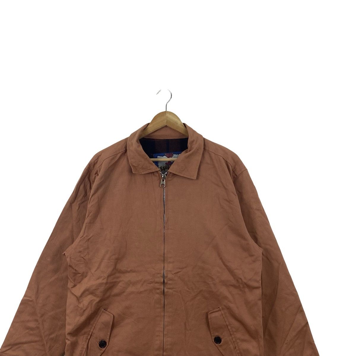 Vintage Vintage EPIDEMIC Zip-Up Jacket Plaid LWorkwear Style Size US L / EU 52-54 / 3 - 2 Thumbnail