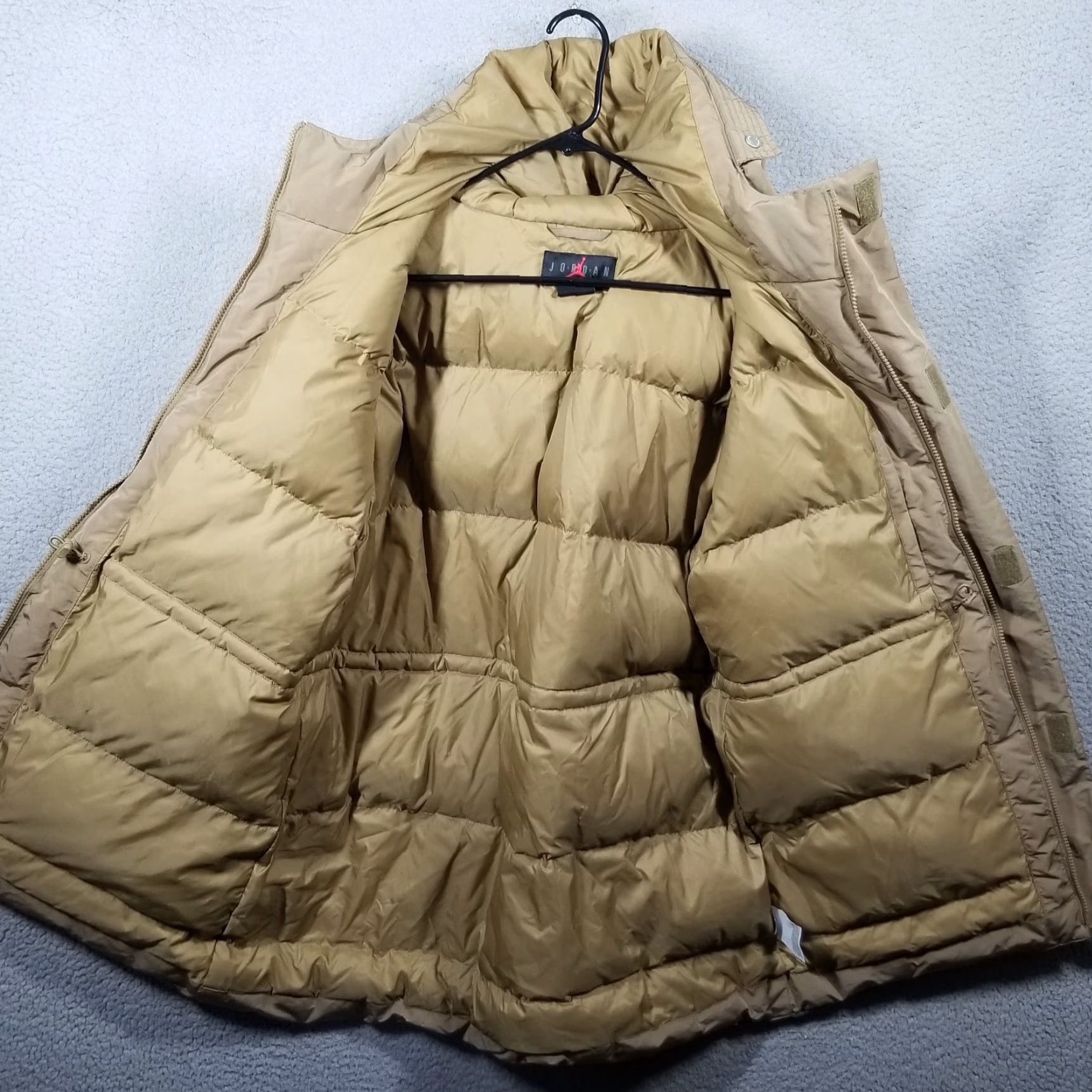 Nike Nike Jordan Women Parka Down Jacket Winter Brown Small Size S / US 4 / IT 40 - 3 Thumbnail