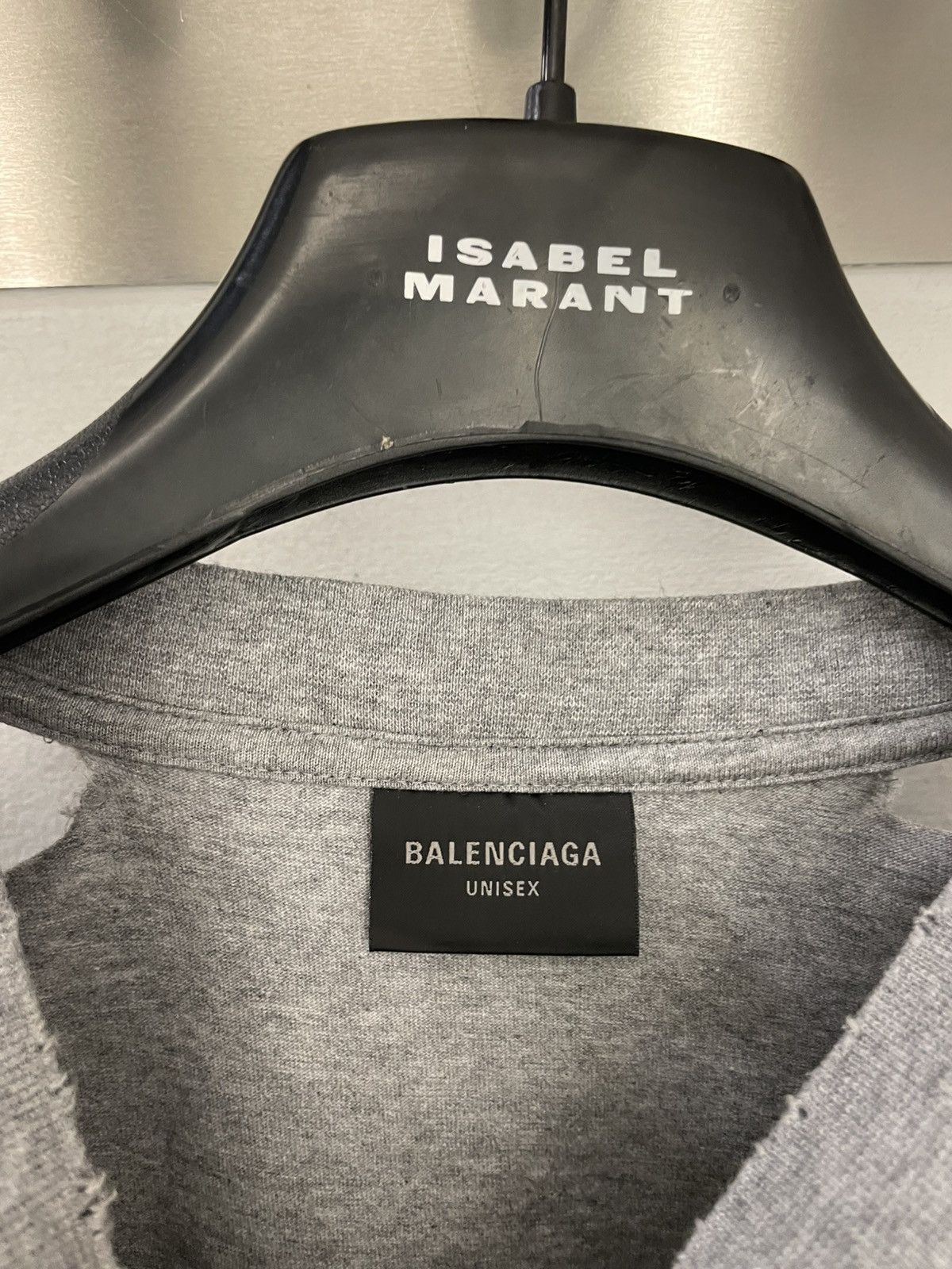 Balenciaga International T-shirt Oversized in Heather Size US L / EU 52-54 / 3 - 2 Thumbnail