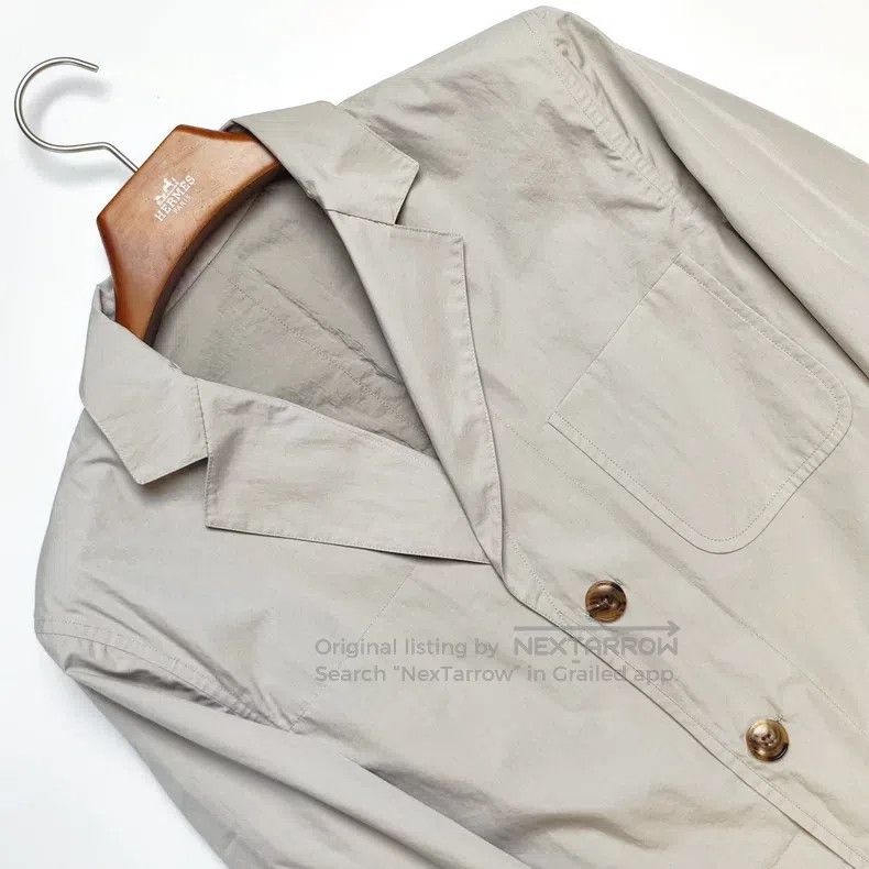 Hermes Hermes Gray Double-faced Casual Suit Size 48R - 5 Thumbnail