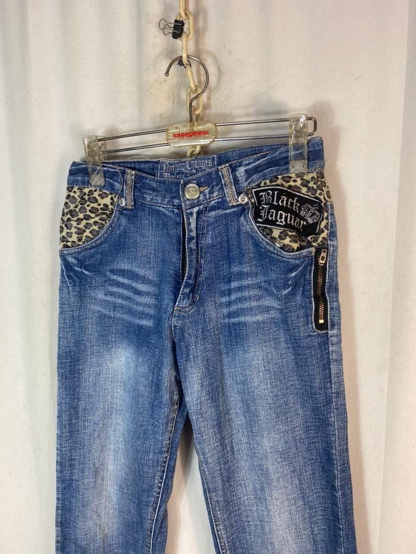 Japanese Brand Unisex🔥Unbrand denim with patches pants jeans Size 27" / US 4 / IT 40 - 5 Thumbnail