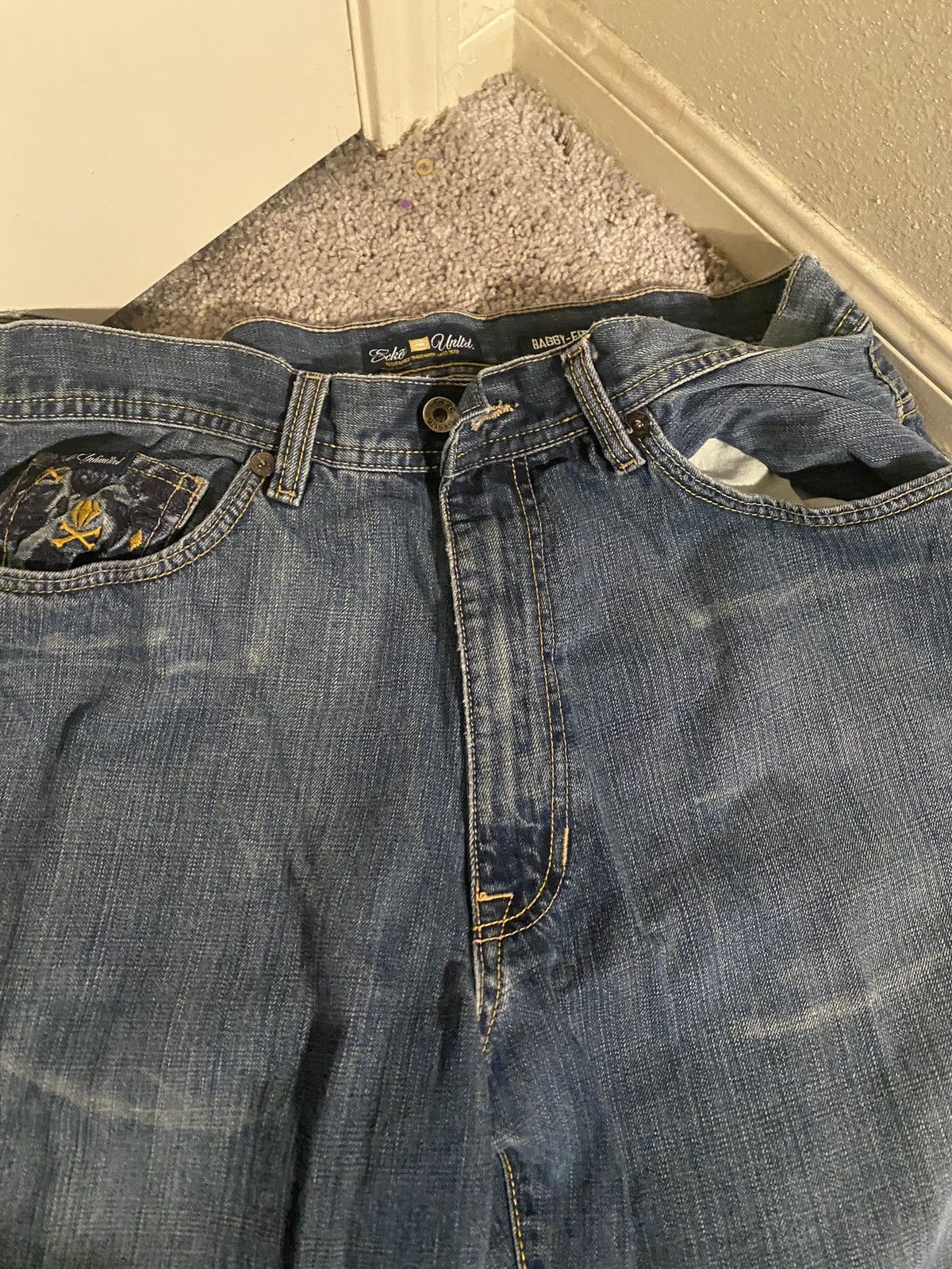 Ecko Unltd. × Vintage baggy ecko unlimited jeans Size US 38 / EU 54 - 7 Thumbnail