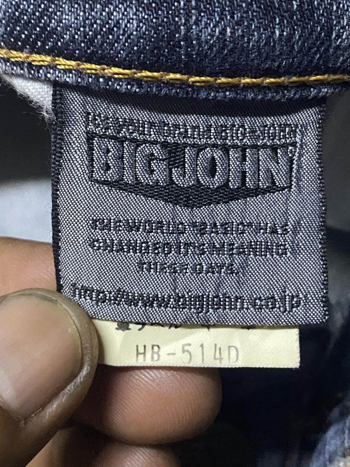 Big John Vintage Big John Japan Grunge Distressed Repair Jeans Size US 30 / EU 46 - 16 Thumbnail