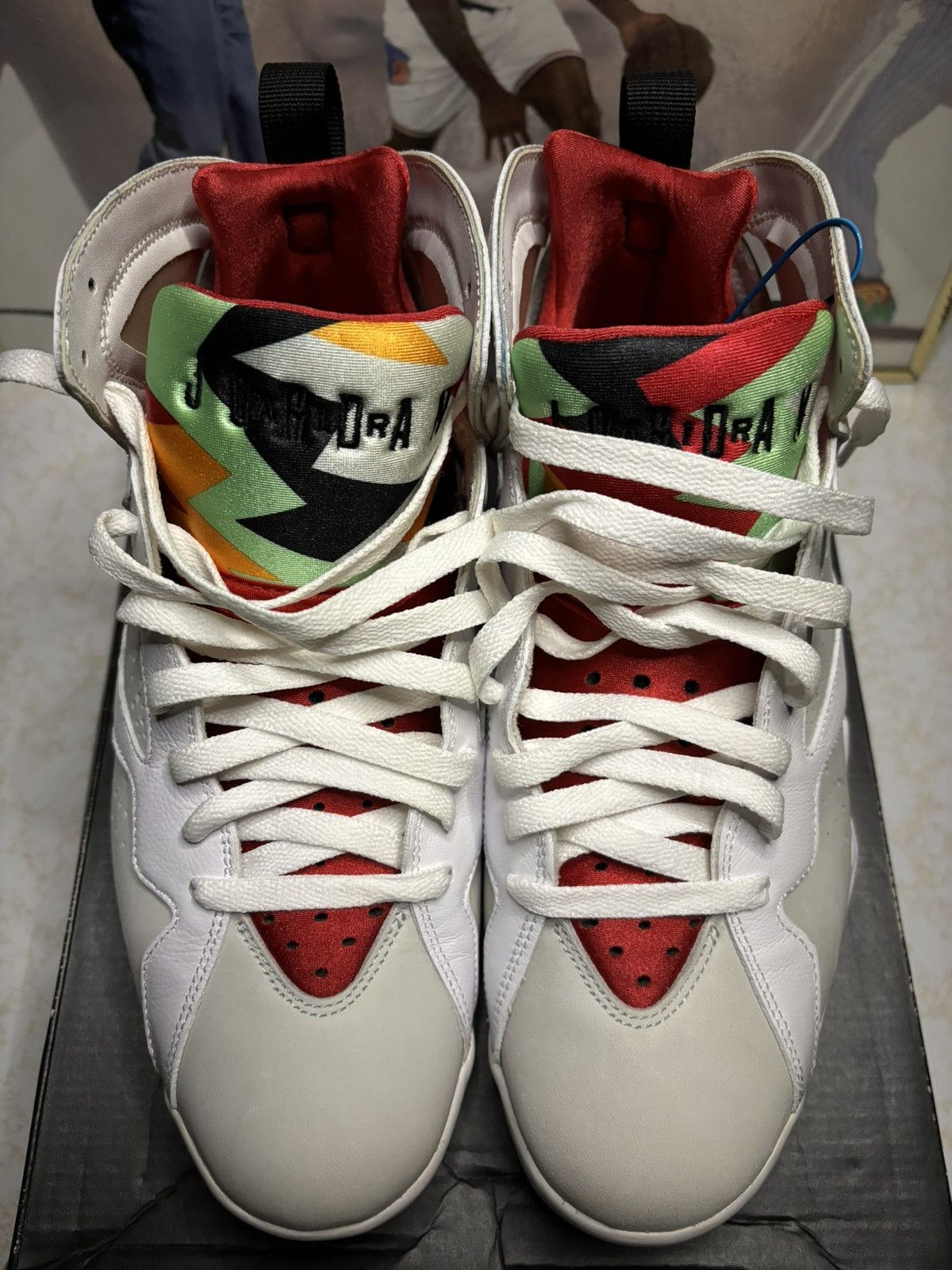 Jordan Brand Air Jordan 7 Retro 2015 Hare 2015 Size US 9.5 / EU 42-43 - 2 Thumbnail