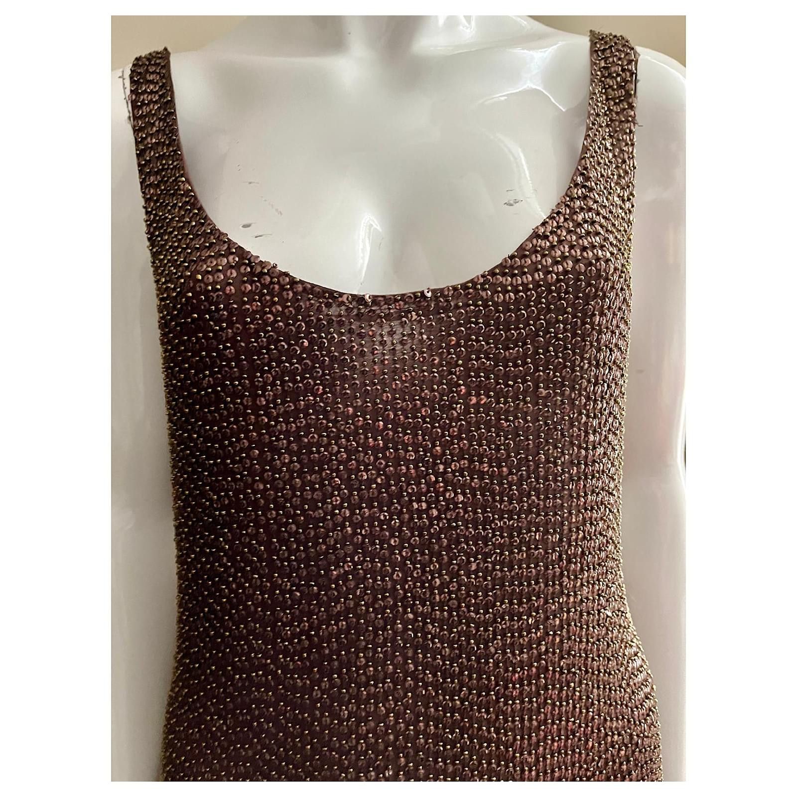 Jenny Packham Jenny Packham silk dress covered in sequins Size M / US 6-8 / IT 42-44 - 6 Thumbnail