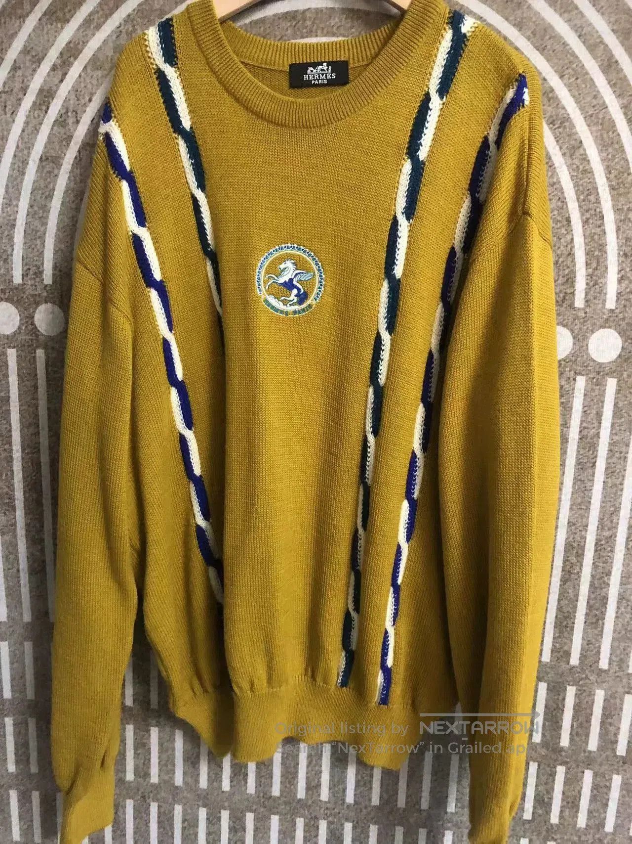 Hermes Hermes Men's Round Neck Sweater. Size US M / EU 48-50 / 2 - 1 Thumbnail