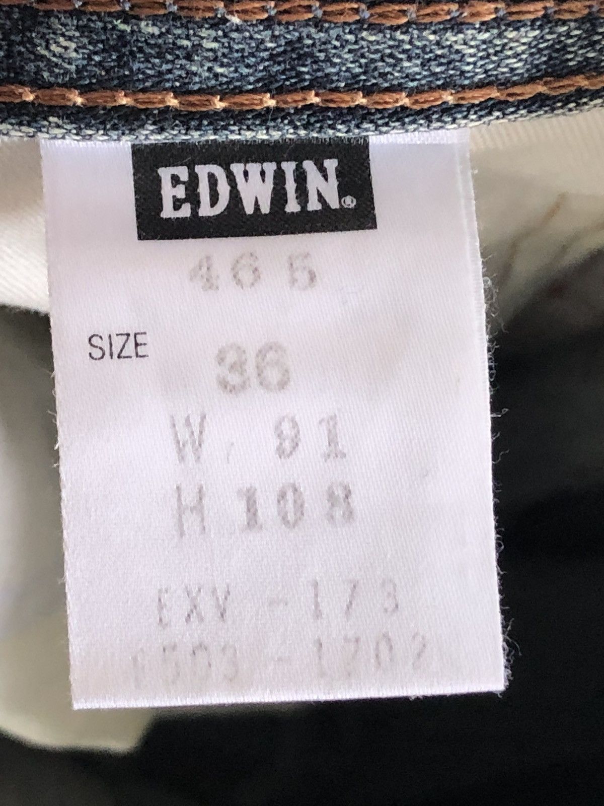 Edwin Vintage Edwin BAGGY Jeans Rusty Faded Denim Pants Size US 37 - 21 Thumbnail